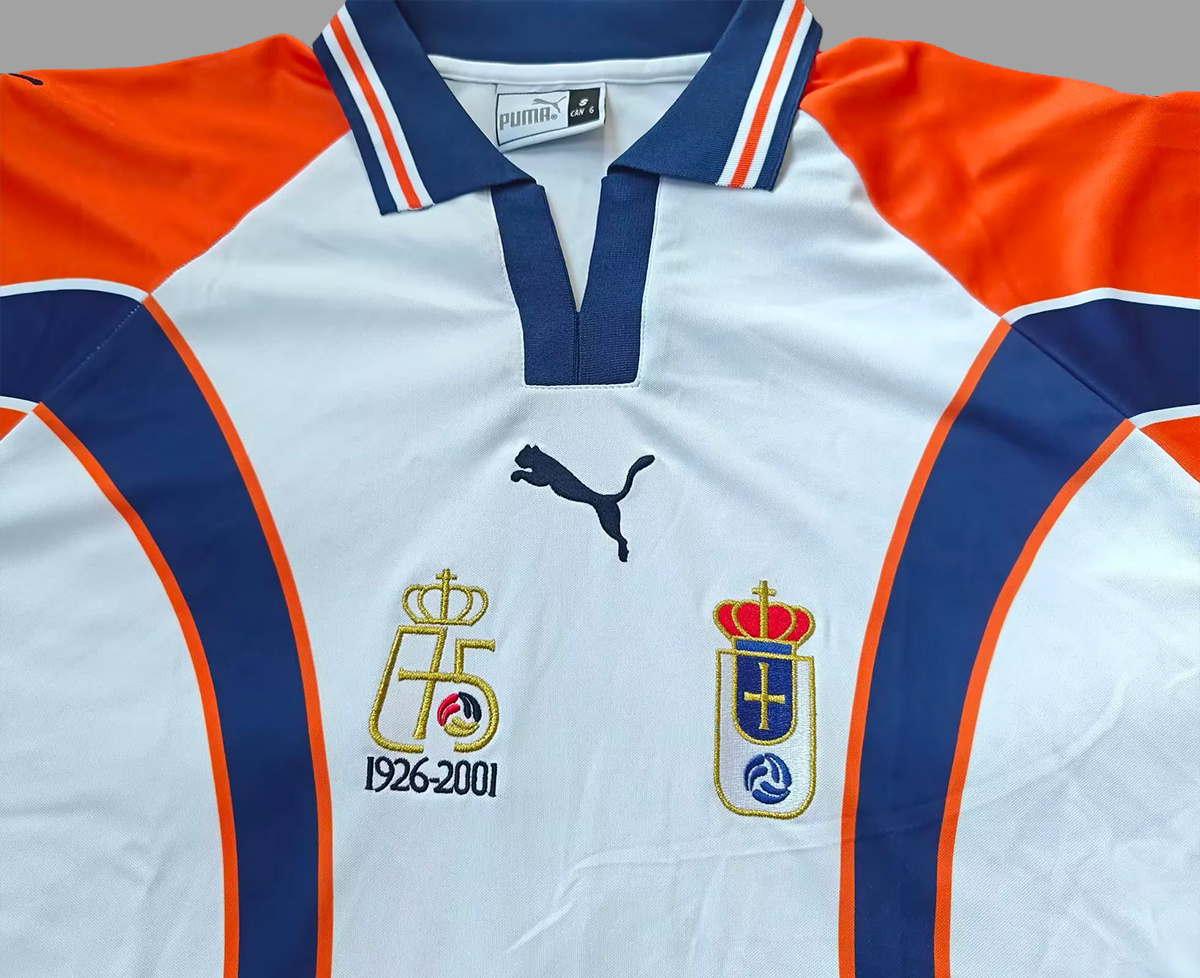 Retro Real Oviedo 2001 Away Jersey S-4XL 3