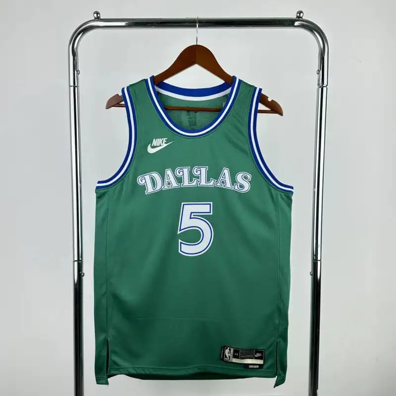 Dallas Mavericks 26 Season Mavericks Green #5 Russell