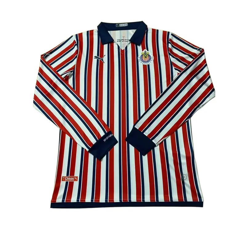Retro 2018 Chivas Home Jersey Long Sleeves S-3XL