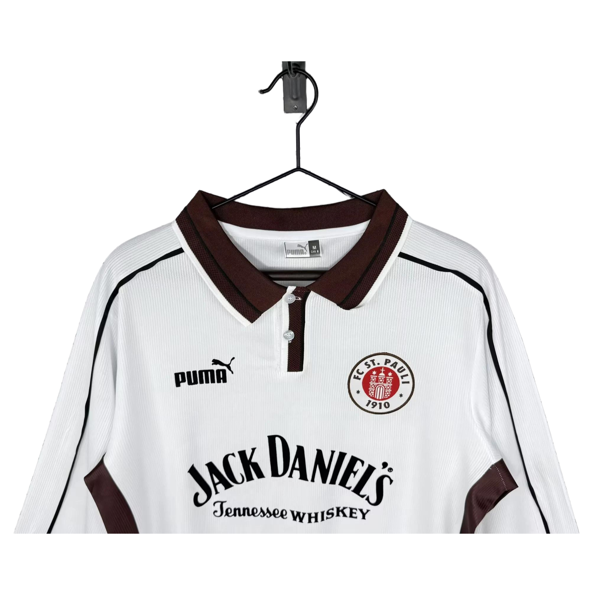 Retro St. Pauli 1999/00 Home Jersey Long Sleeves S-XXL 3