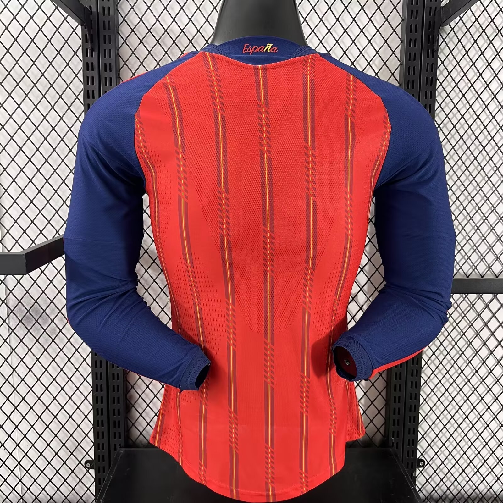 Player Version 2026 World Cup Spain Home Jersey Long Sleeves S-4XL