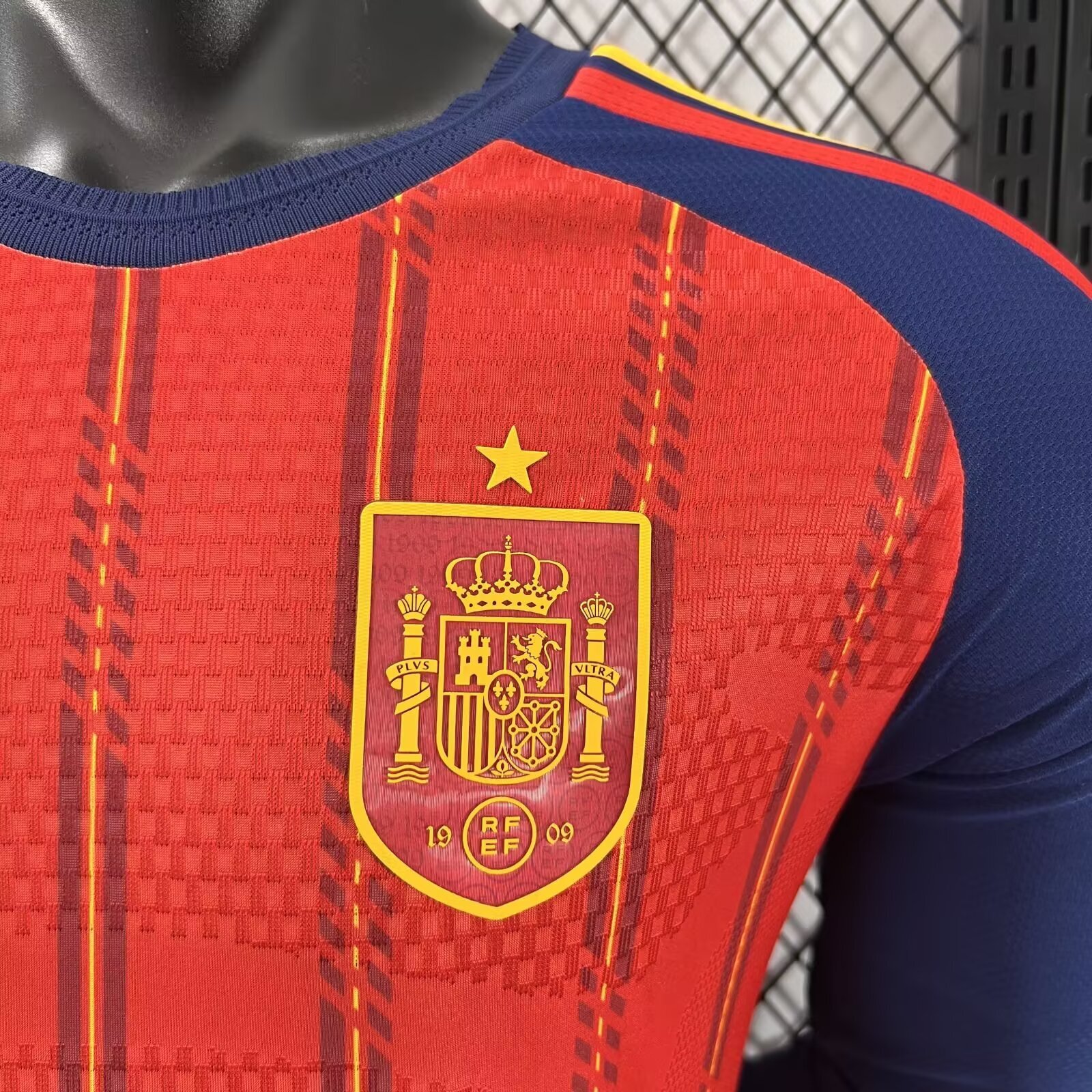 Player Version 2026 World Cup Spain Home Jersey Long Sleeves S-4XL 3