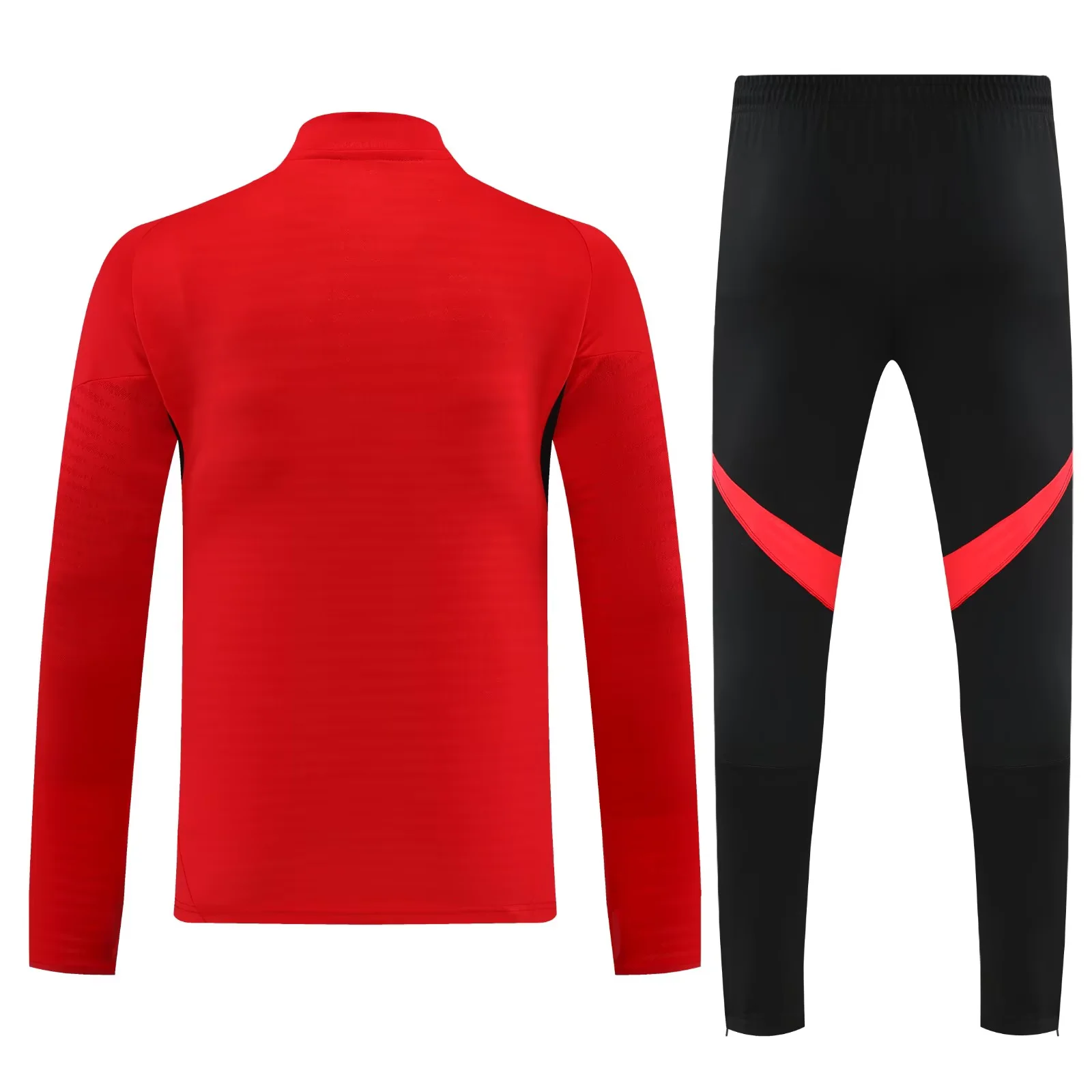 2526 LVP Half zipper Training Suit Red