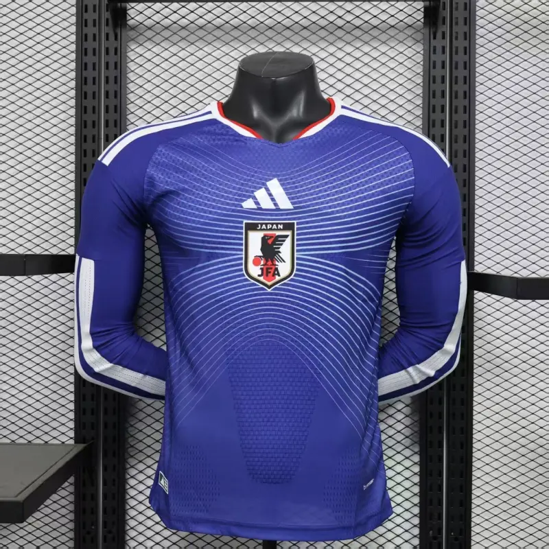 Player Version 2026 World Cup Japan Home Jersey Long Sleeves S-3XL