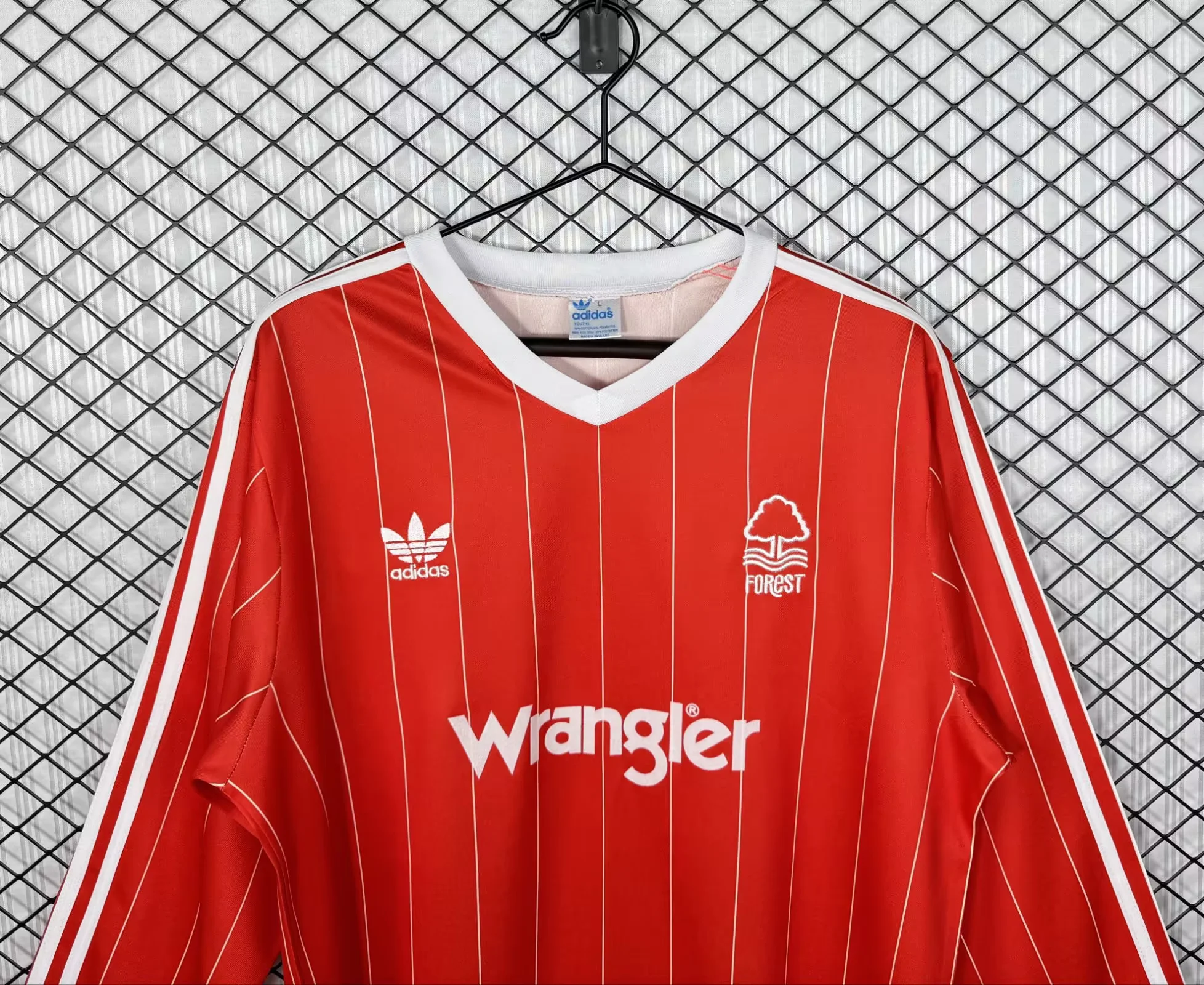 Retro Nottingham Forest 82/84 Home Jersey Long Sleeves S-XXL 3