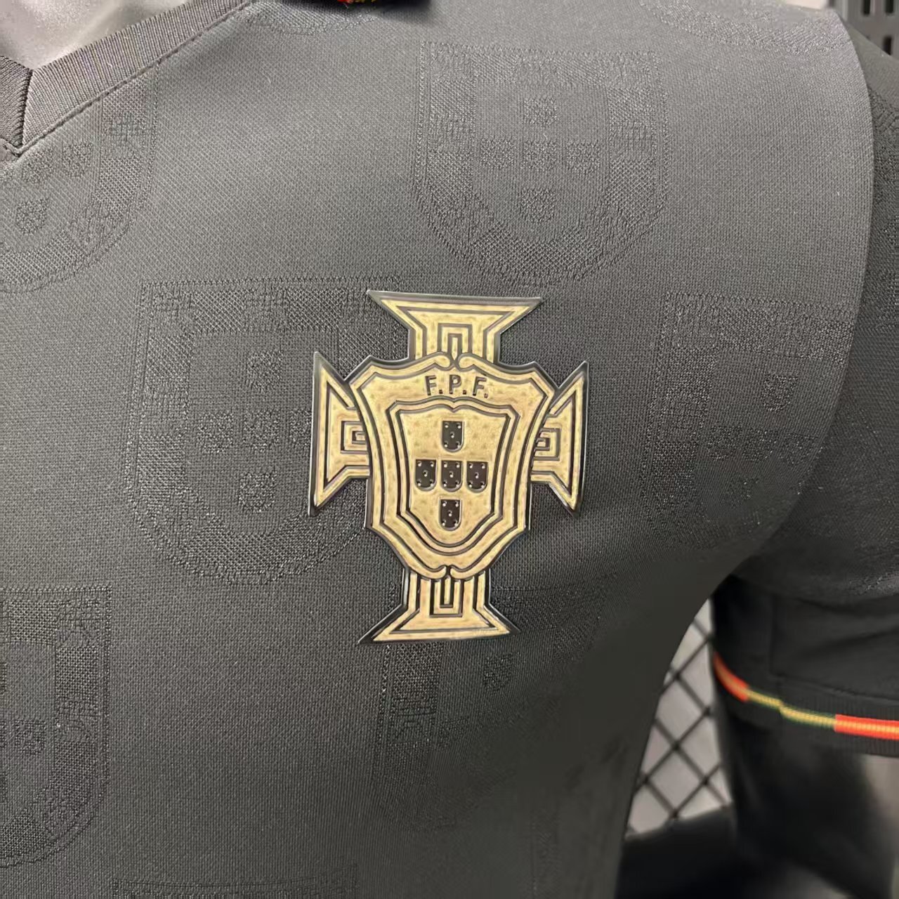 Player Version Portugal* Puma 2026 Black Jersey S-4XL 4