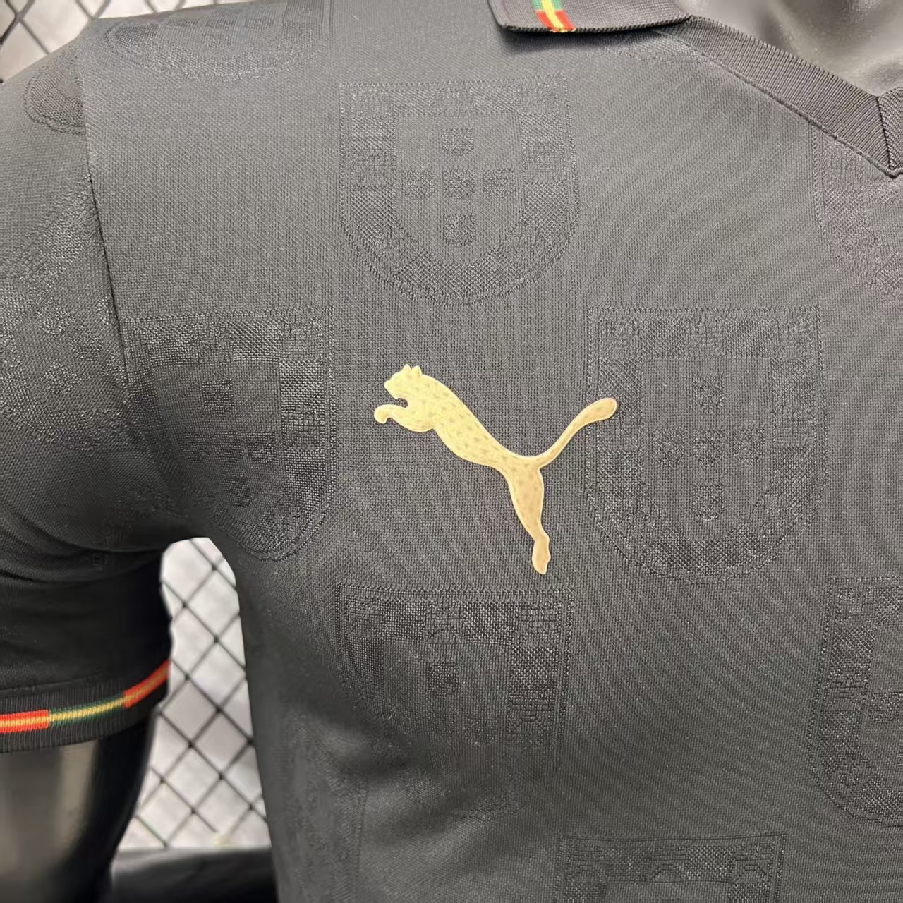 Player Version Portugal* Puma 2026 Black Jersey S-4XL 3