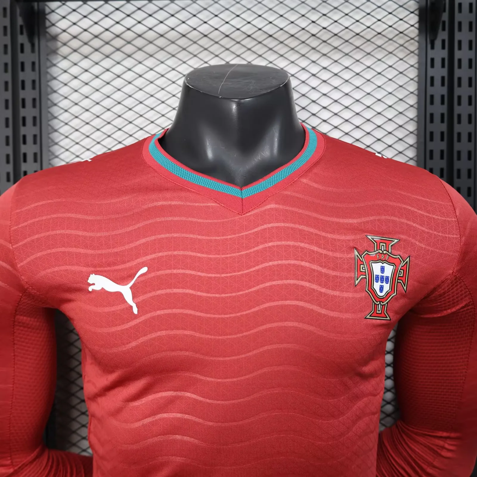 Player Version Portugal 2026 Home Red Jersey Long Sleeves S-4XL 3
