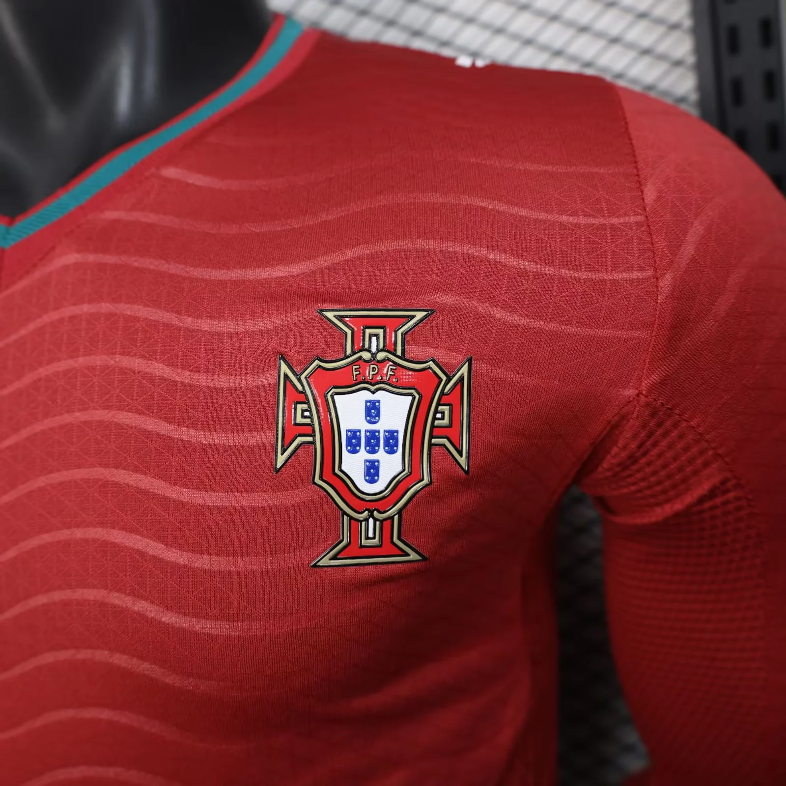 Player Version Portugal 2026 Home Red Jersey Long Sleeves S-4XL 4