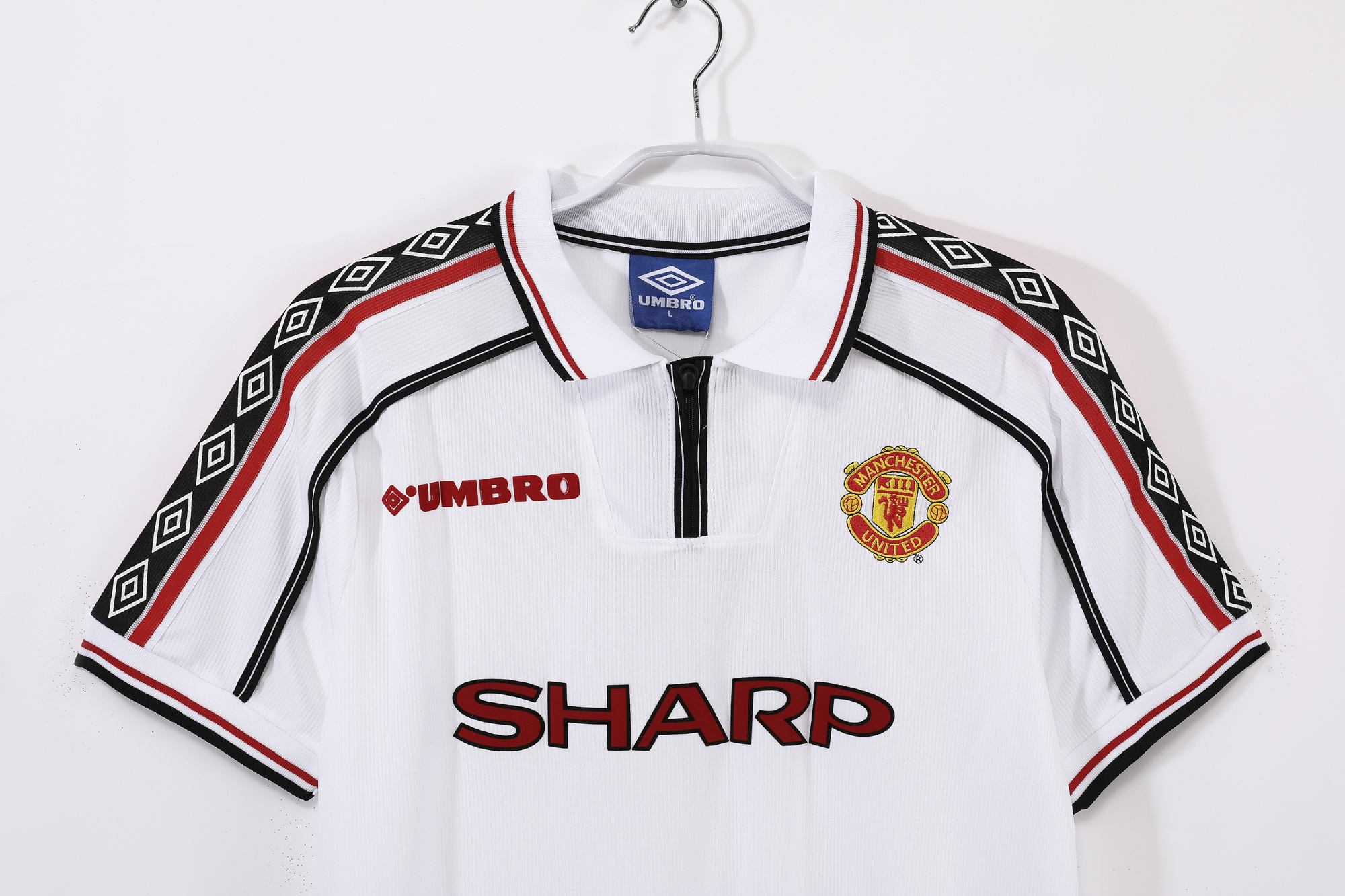 Retro Manchester United 1998/99 White S-XXL 3