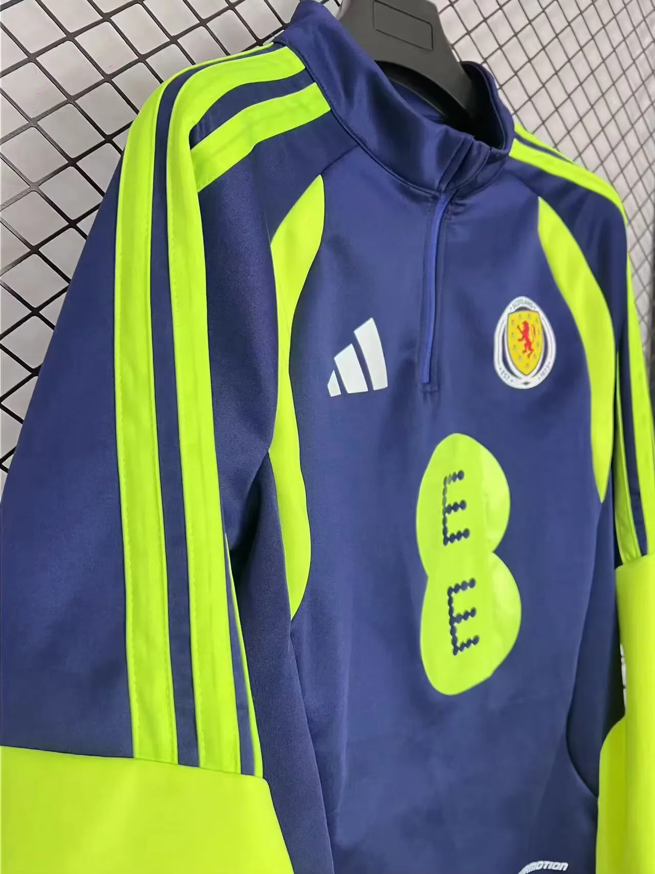 2026 Scotland Half Zipper Training Shirt S-XXL