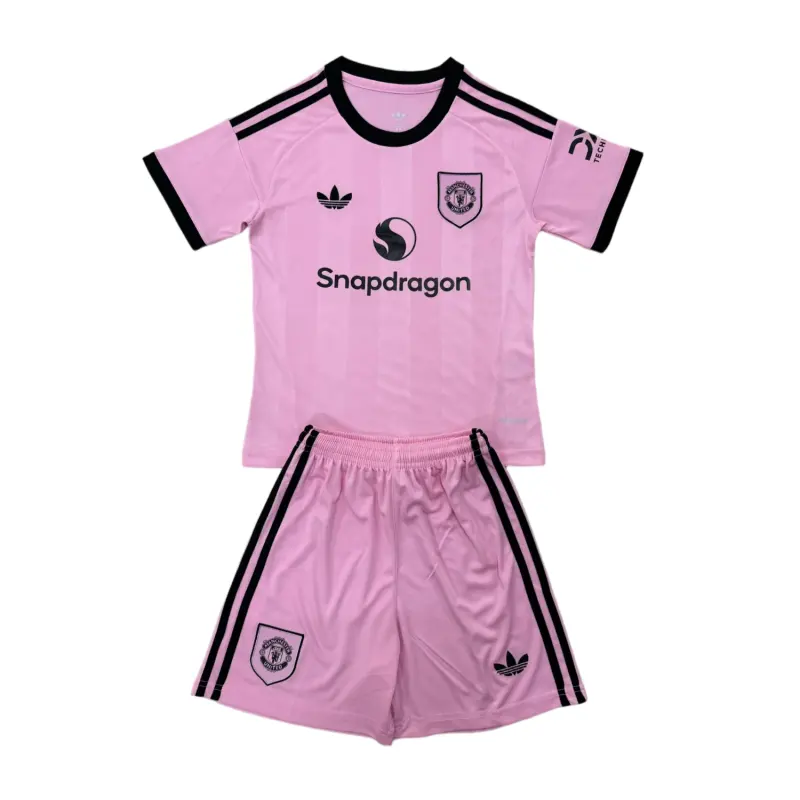 Manchester United Man United 25/26 Pink GK Kit S~4XL