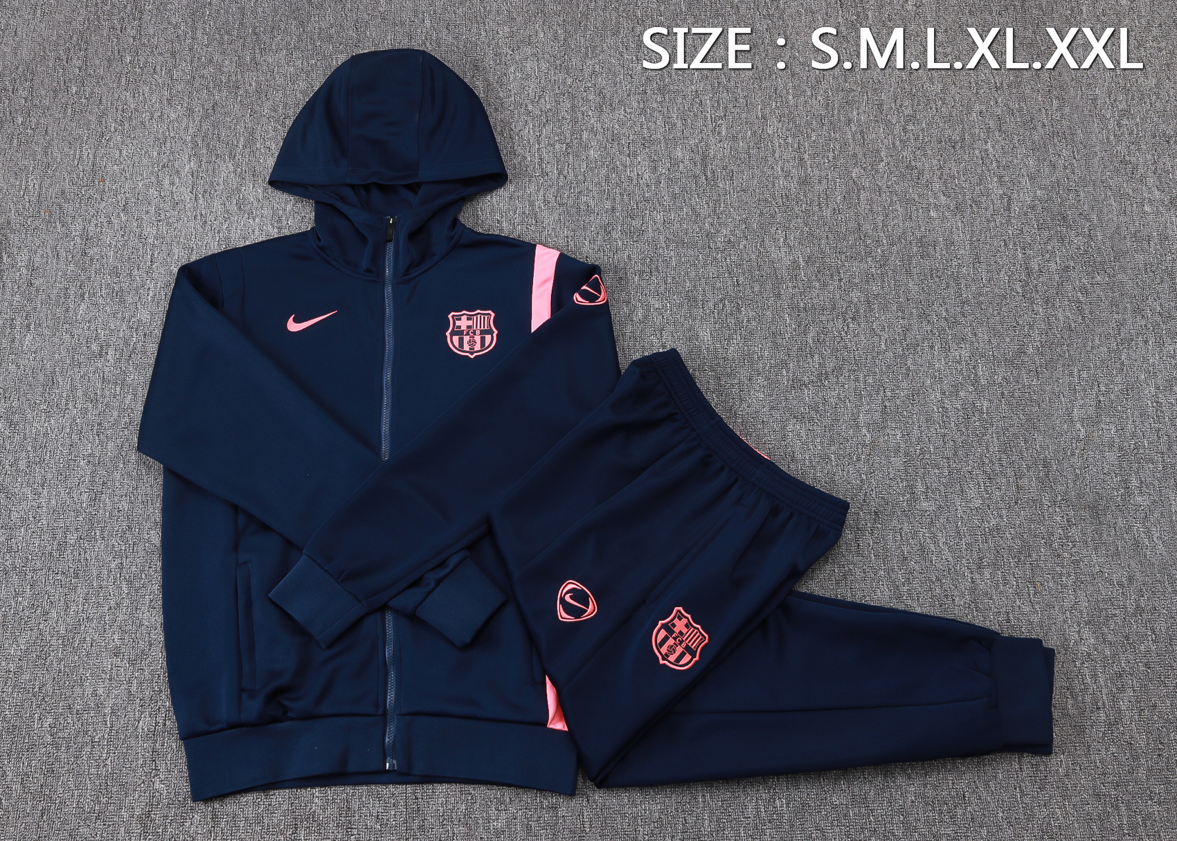 Barcelona 25/26 Full Zipper Hoodie Training Suit F623