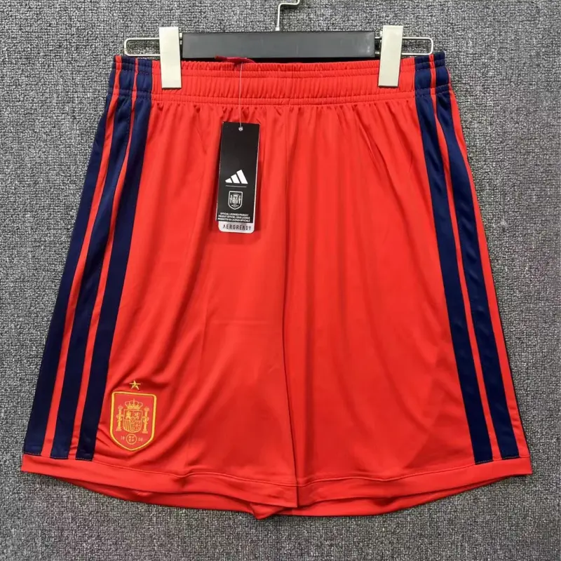 2026 World Cup Spain Home Red Shorts