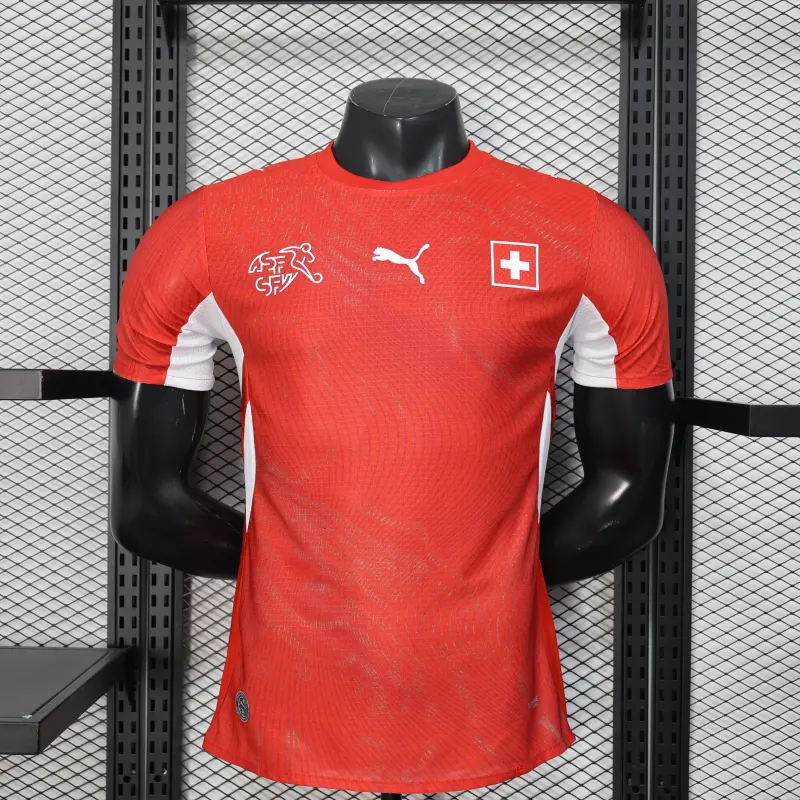 Player Version 2026 World Cup Switzerland Home Jersey S-XXL