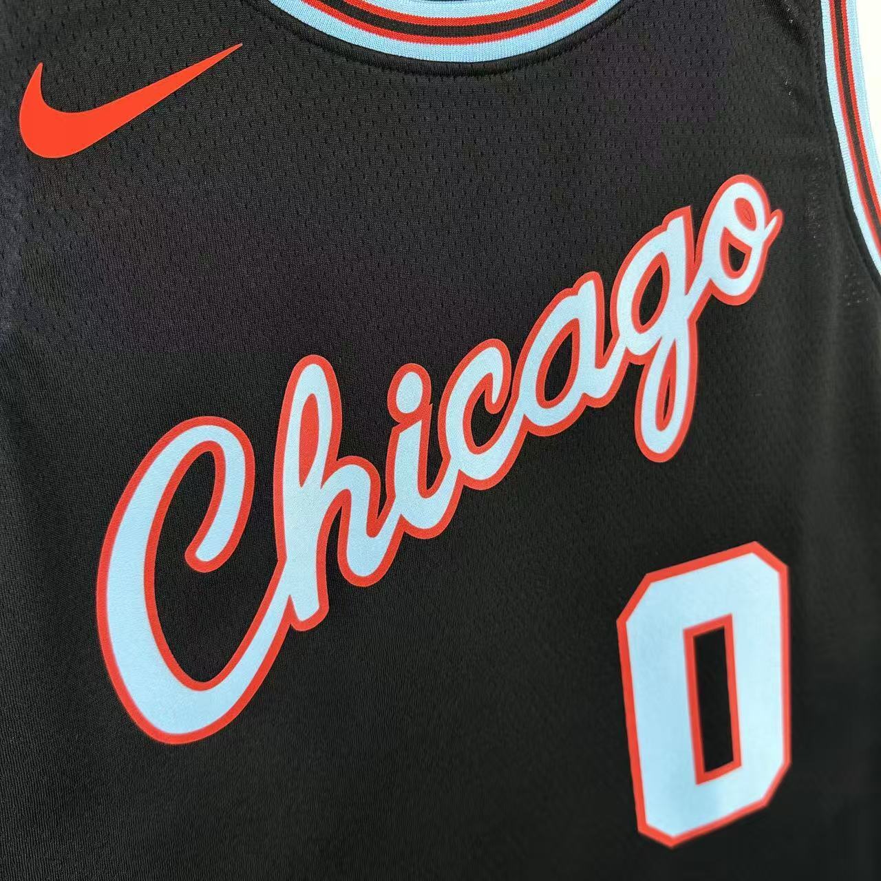 26 Season Chicago Bulls City Edition Jersey No.0