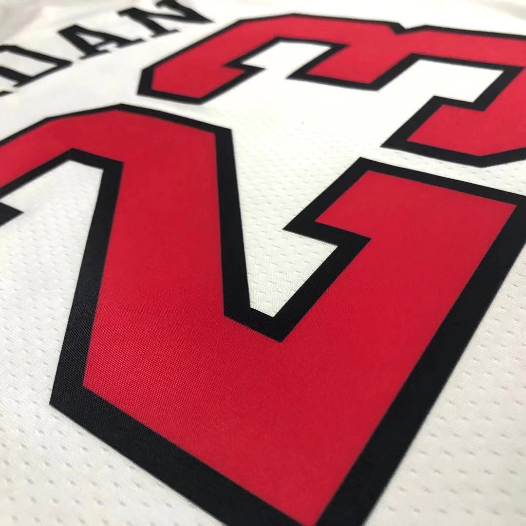 75th Anniversary Chicago Bulls White Jersey No.23