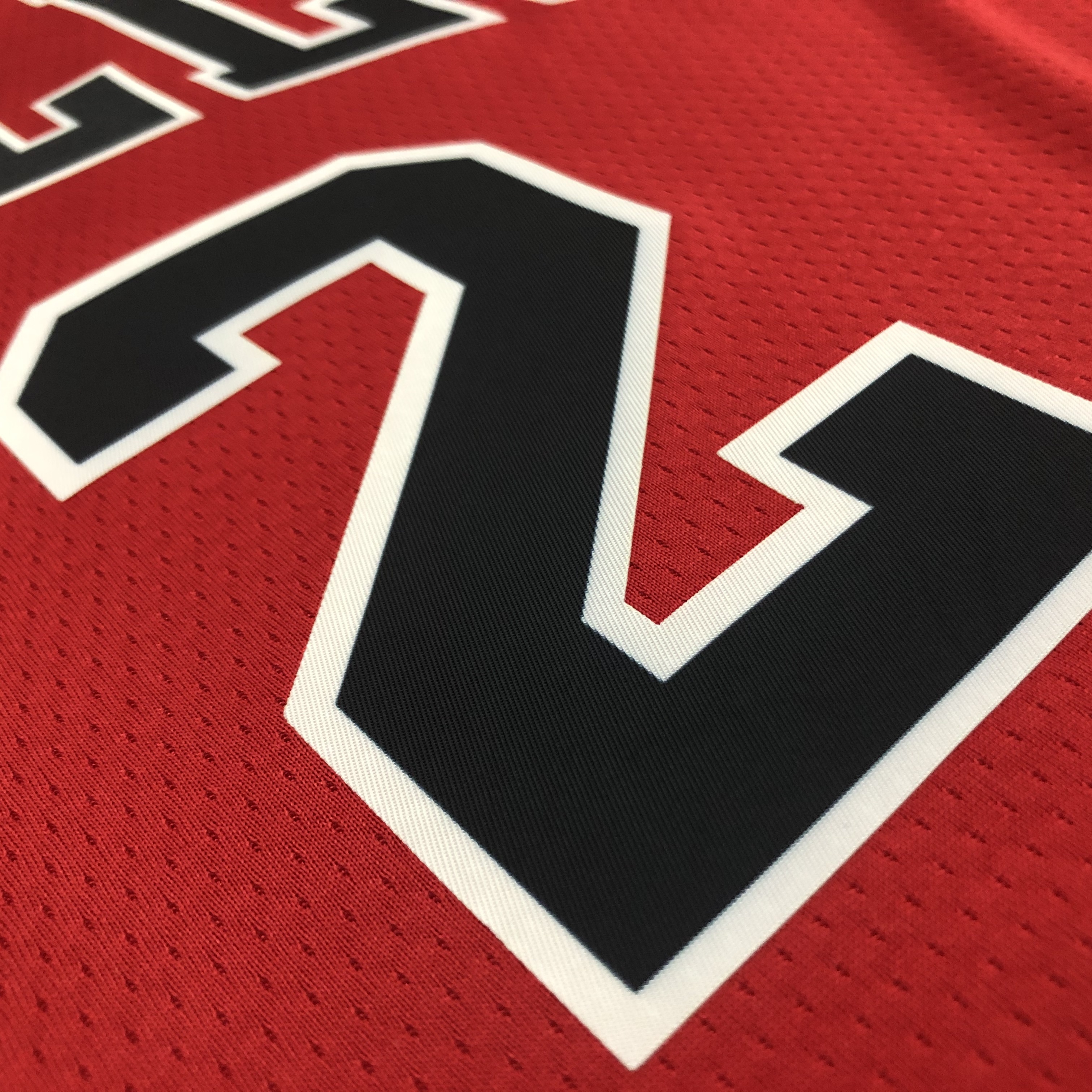 75th Anniversary Chicago Bulls Red Jersey No.2
