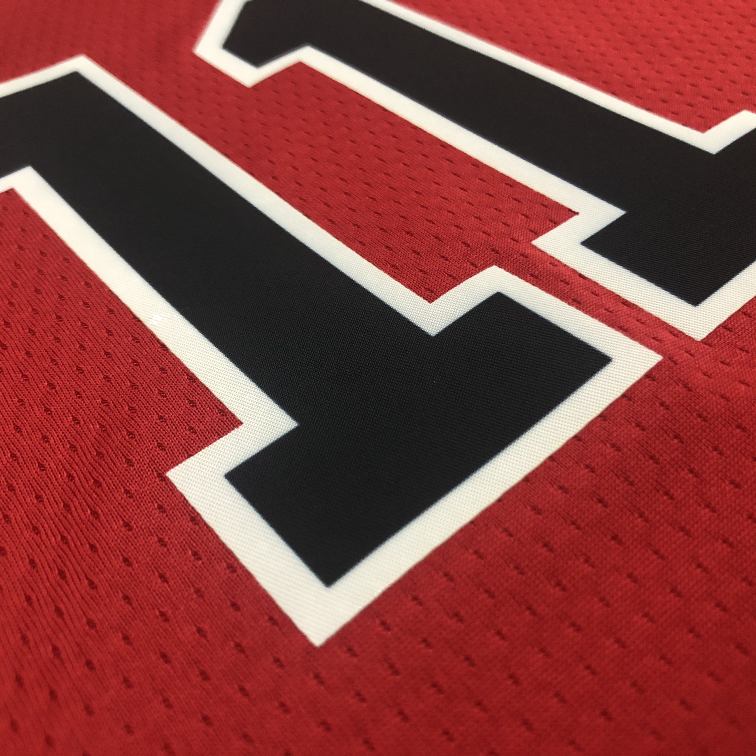75th Anniversary Chicago Bulls Red Jersey No.11