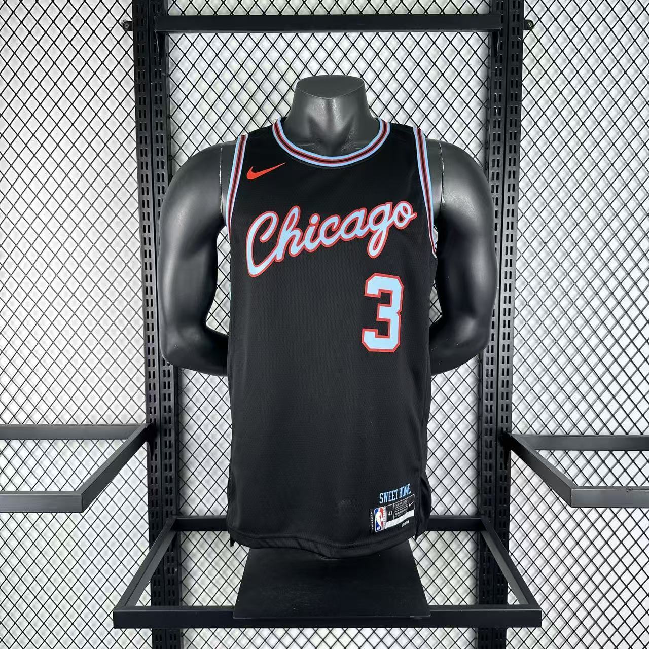 26 Season Chicago Bulls City Edition Jersey No.3