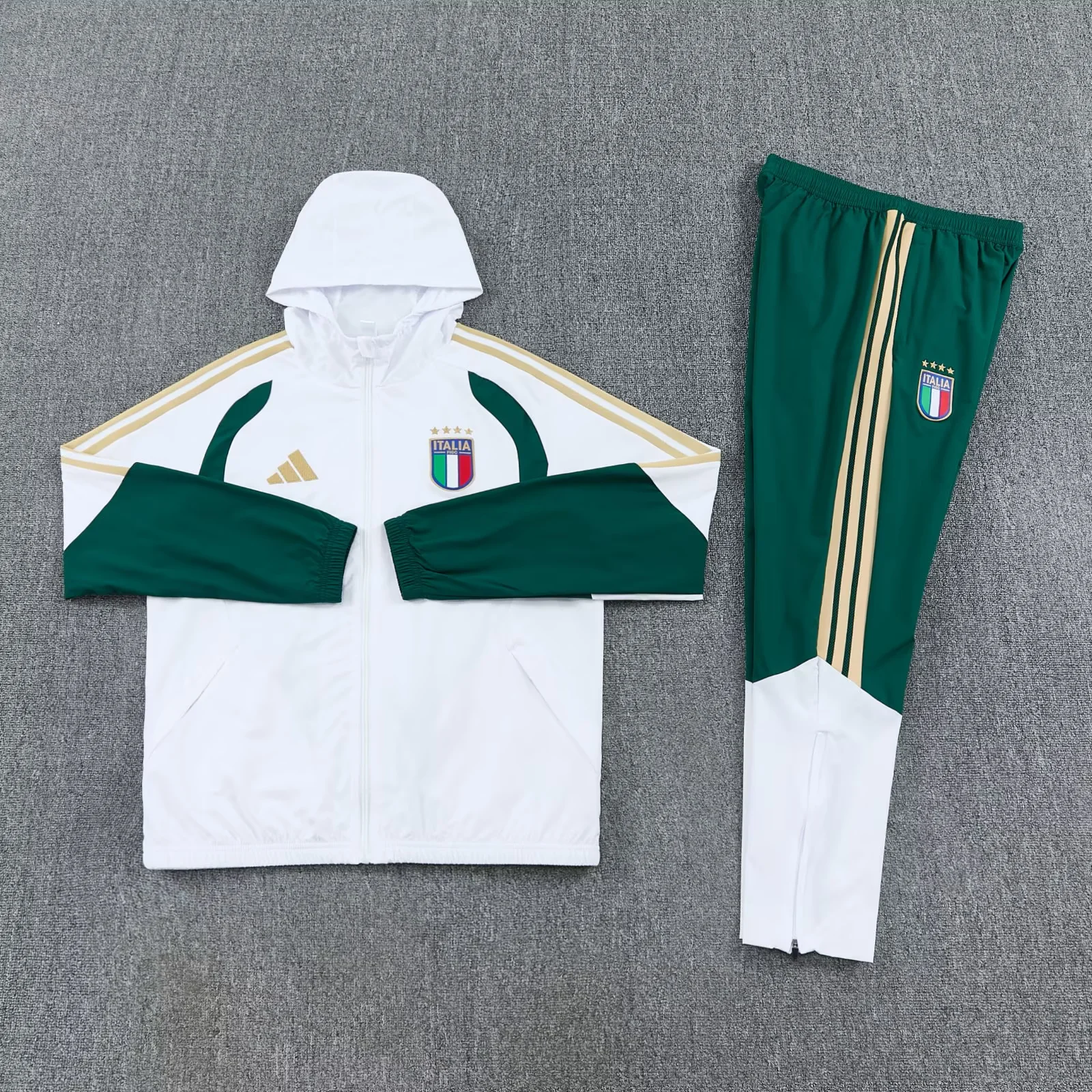 Italy hoodie training suit