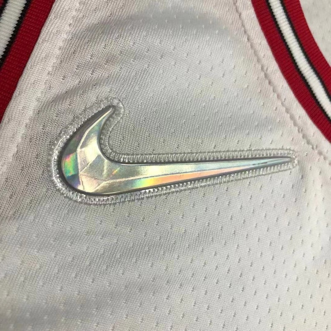 75th Anniversary Chicago Bulls White Jersey No.23