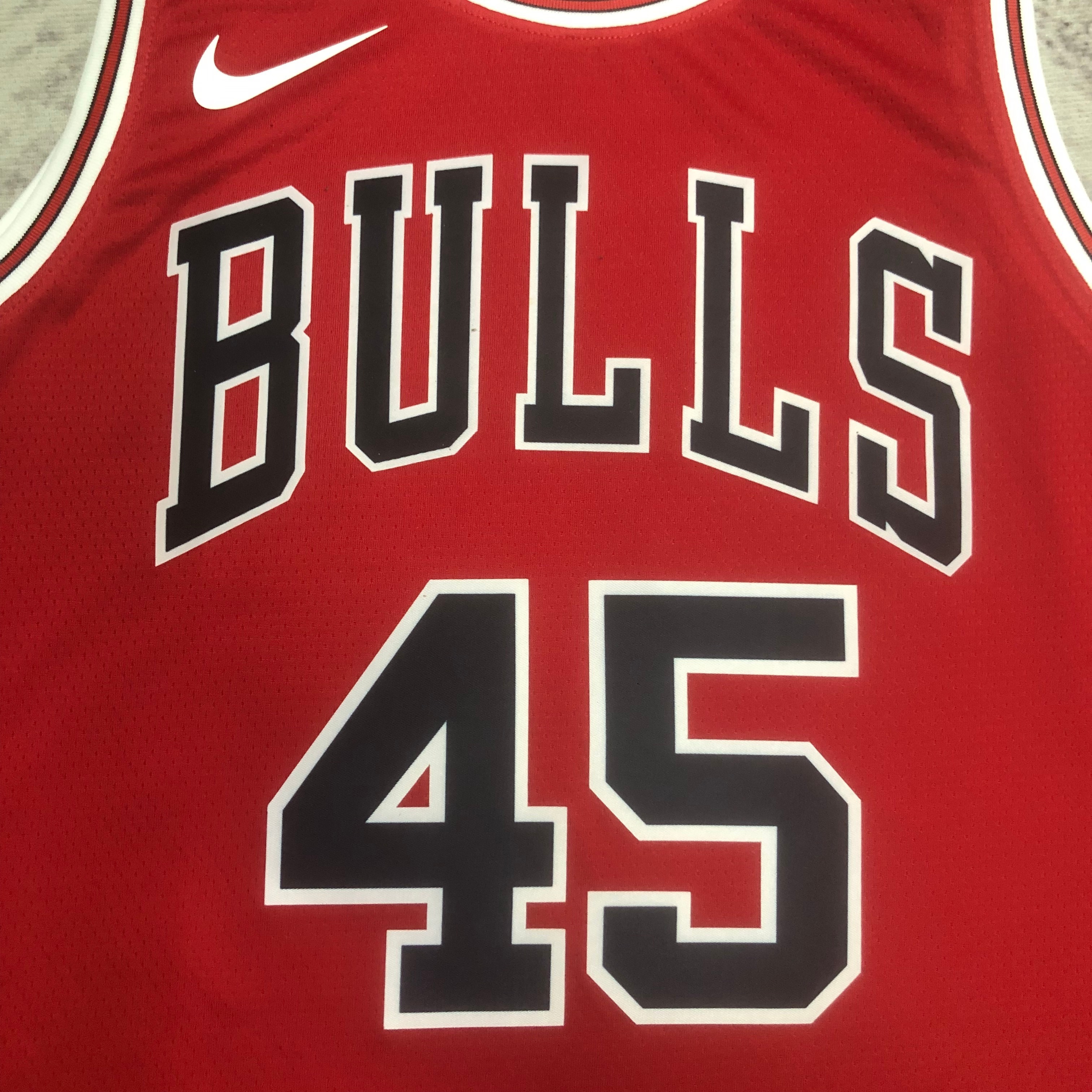 23 Season Chicago Bulls Red Jersey No.45