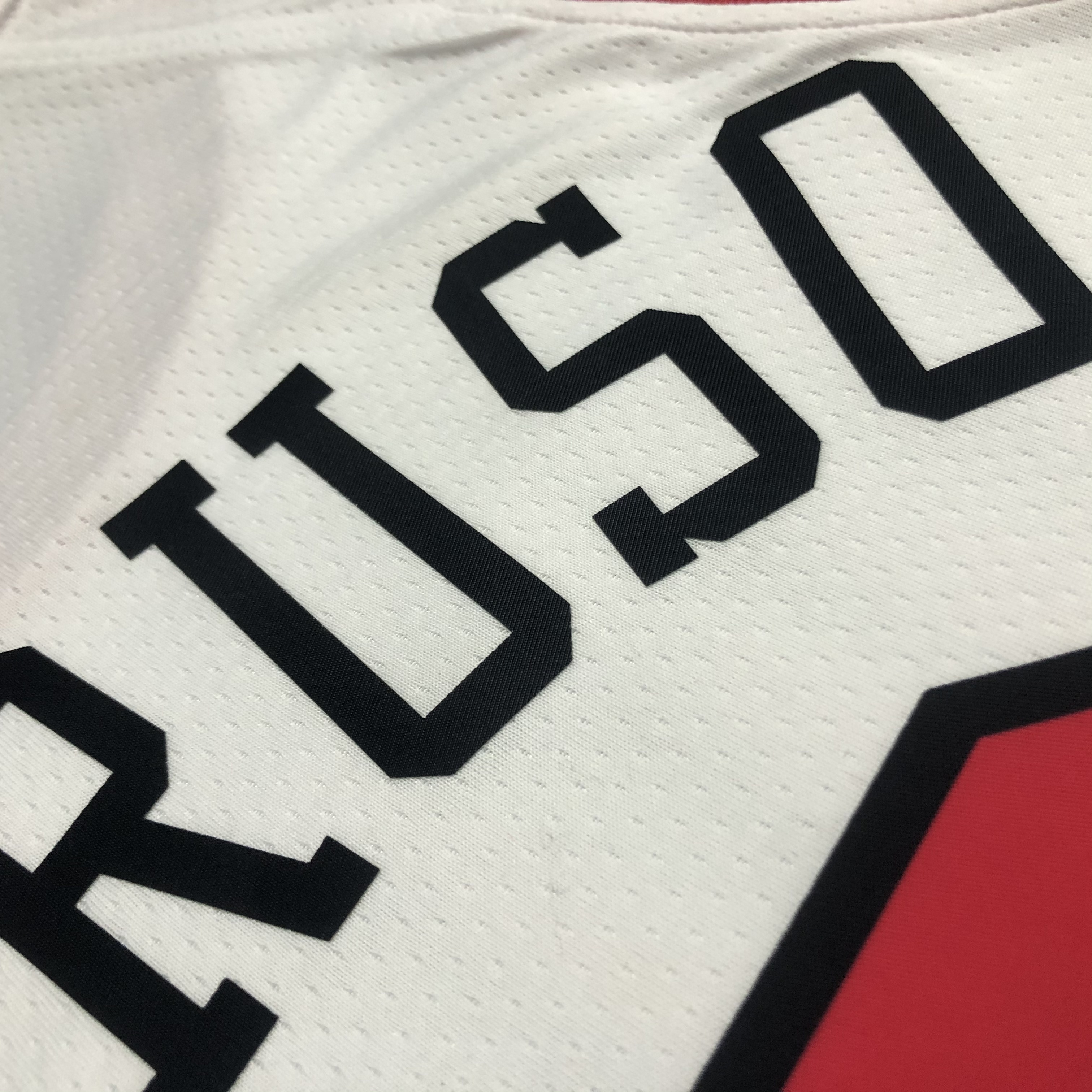 75th Anniversary Chicago Bulls White Jersey No.6