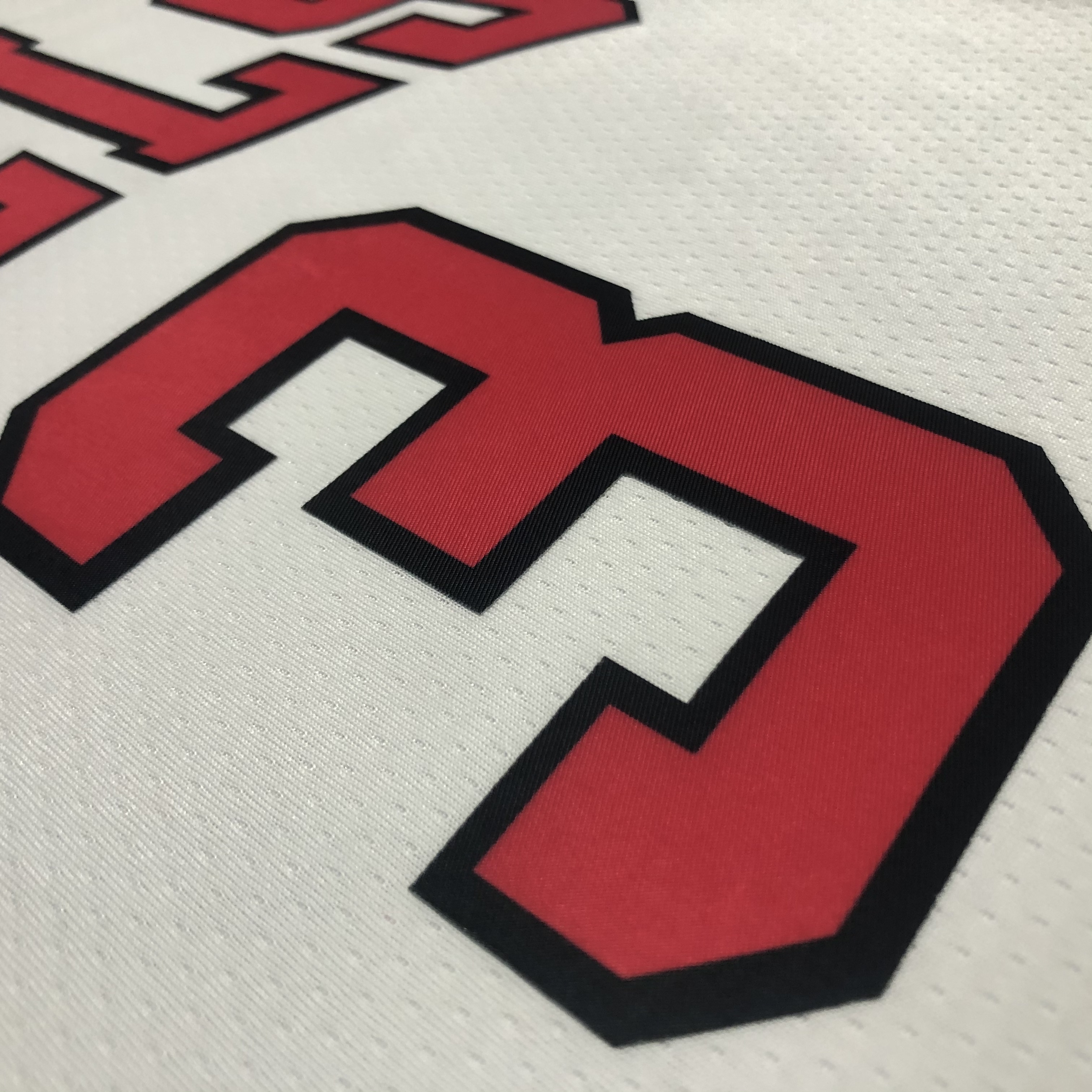 75th Anniversary Chicago Bulls White Jersey No.3