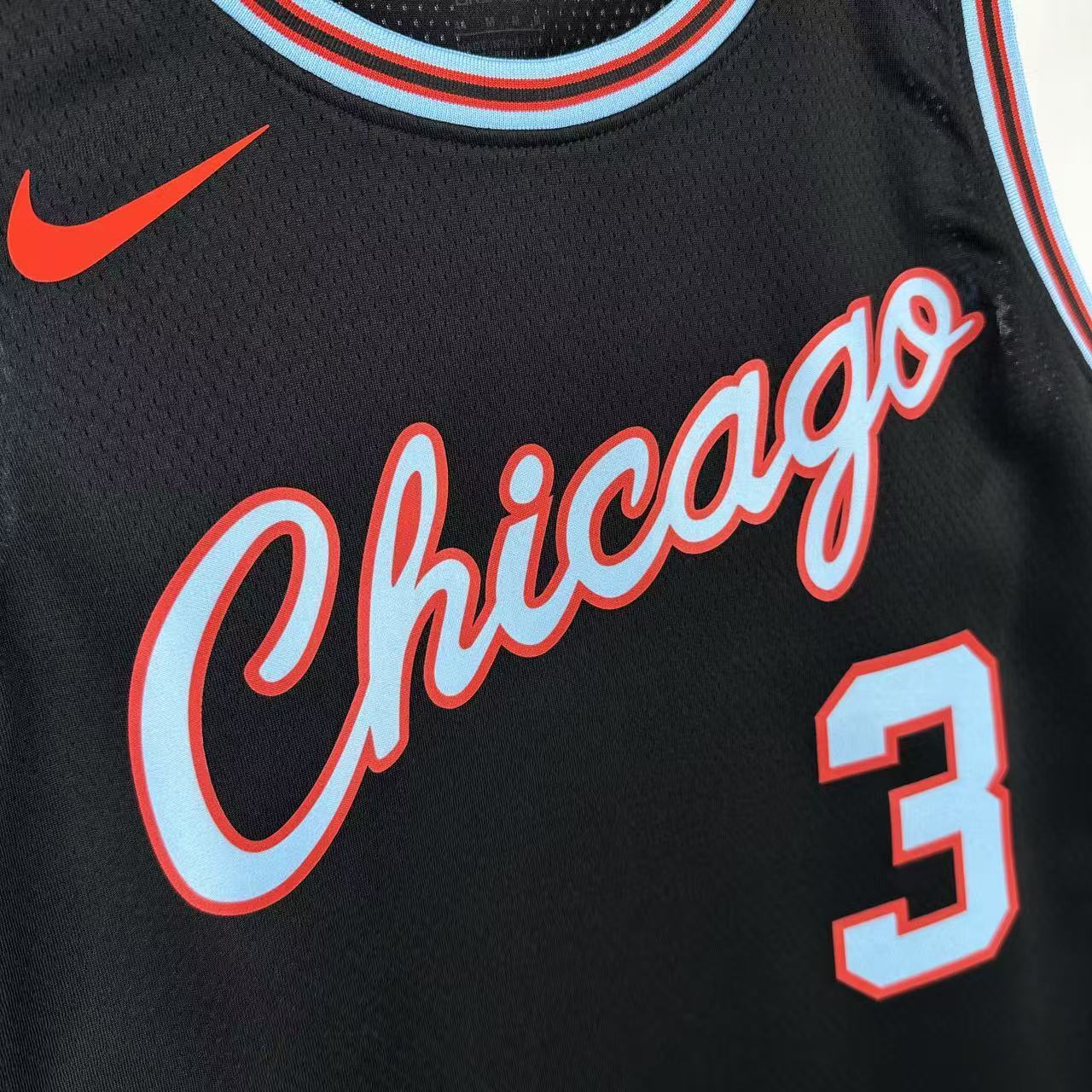 26 Season Chicago Bulls City Edition Jersey No.3