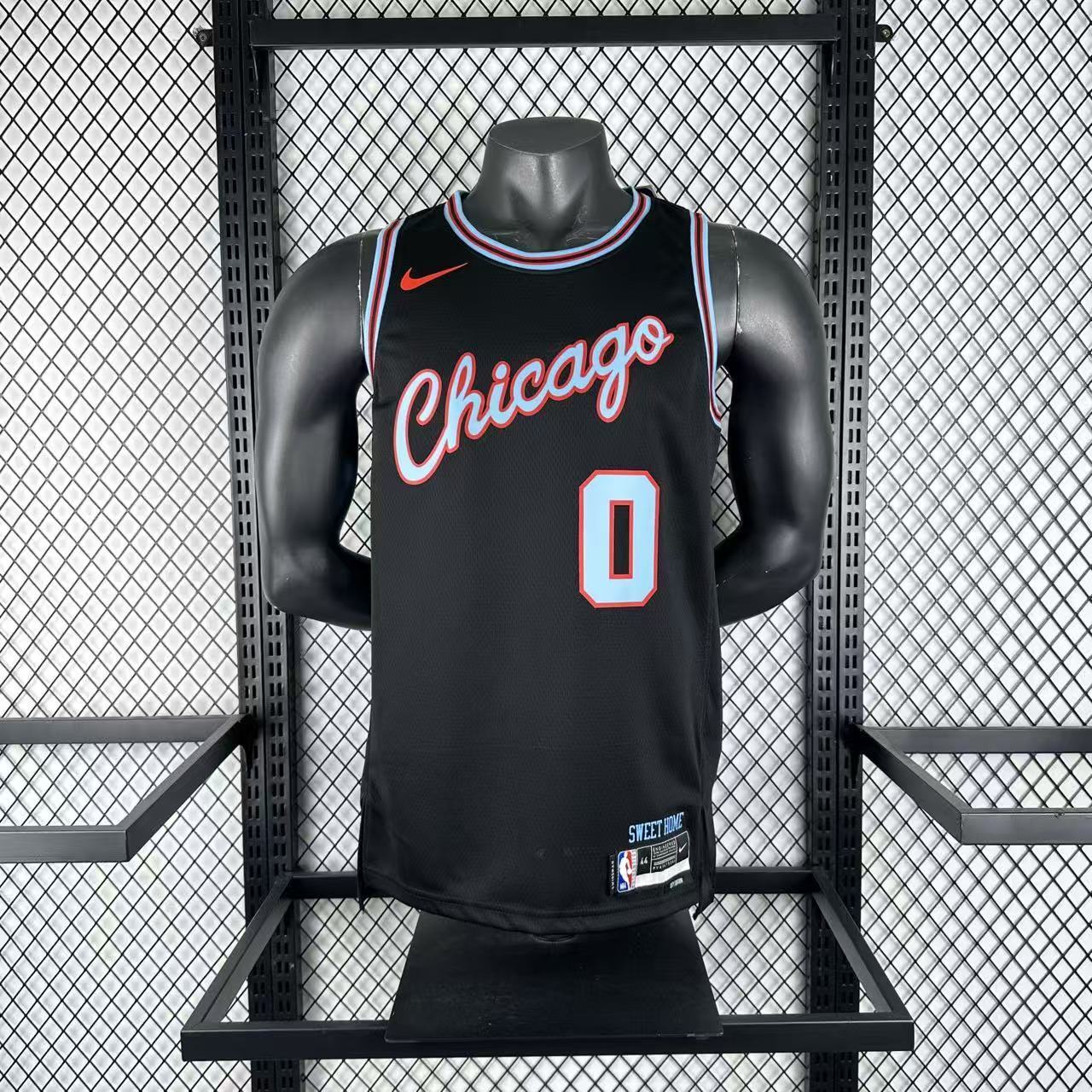 26 Season Chicago Bulls City Edition Jersey No.0