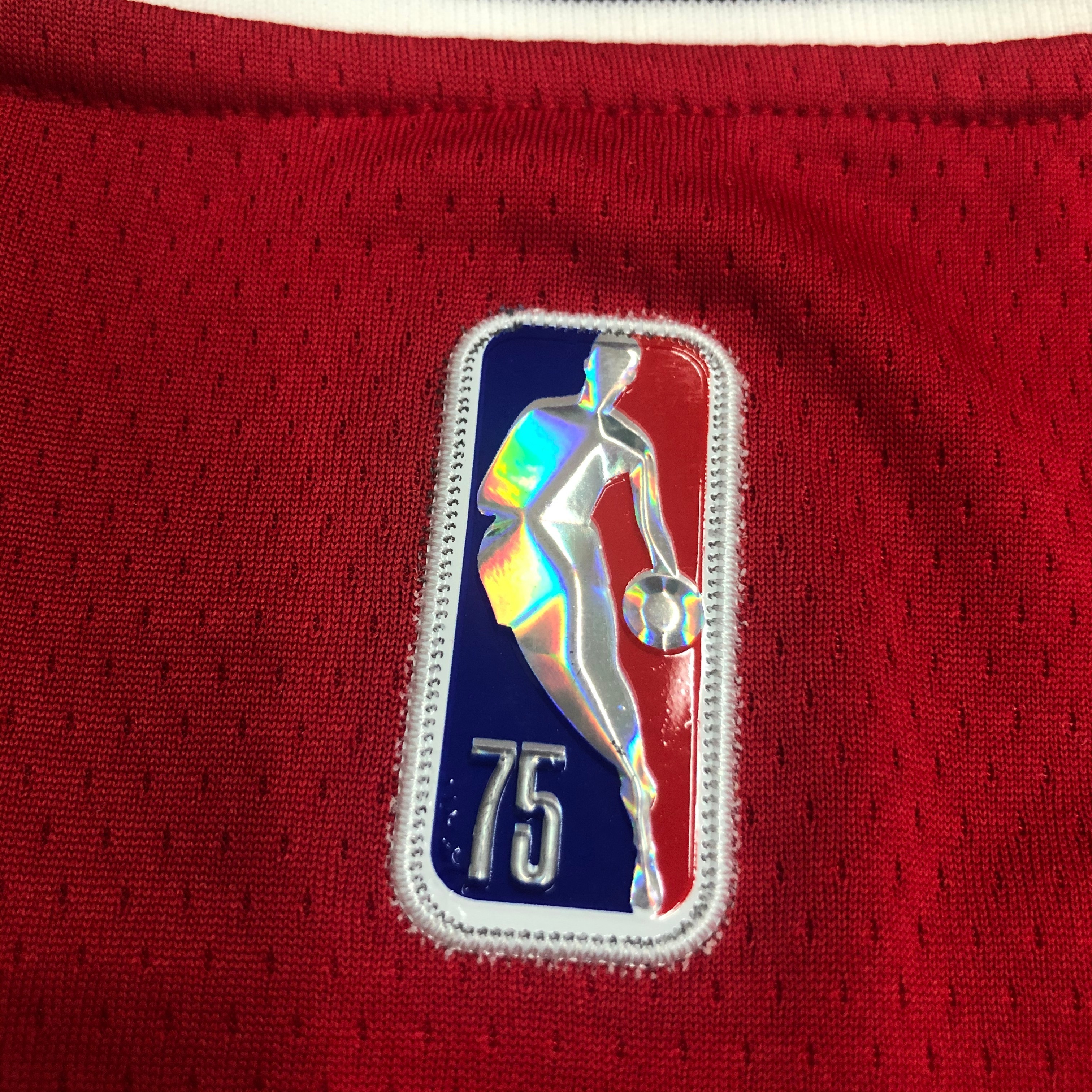 75th Anniversary Chicago Bulls Red Jersey No.11