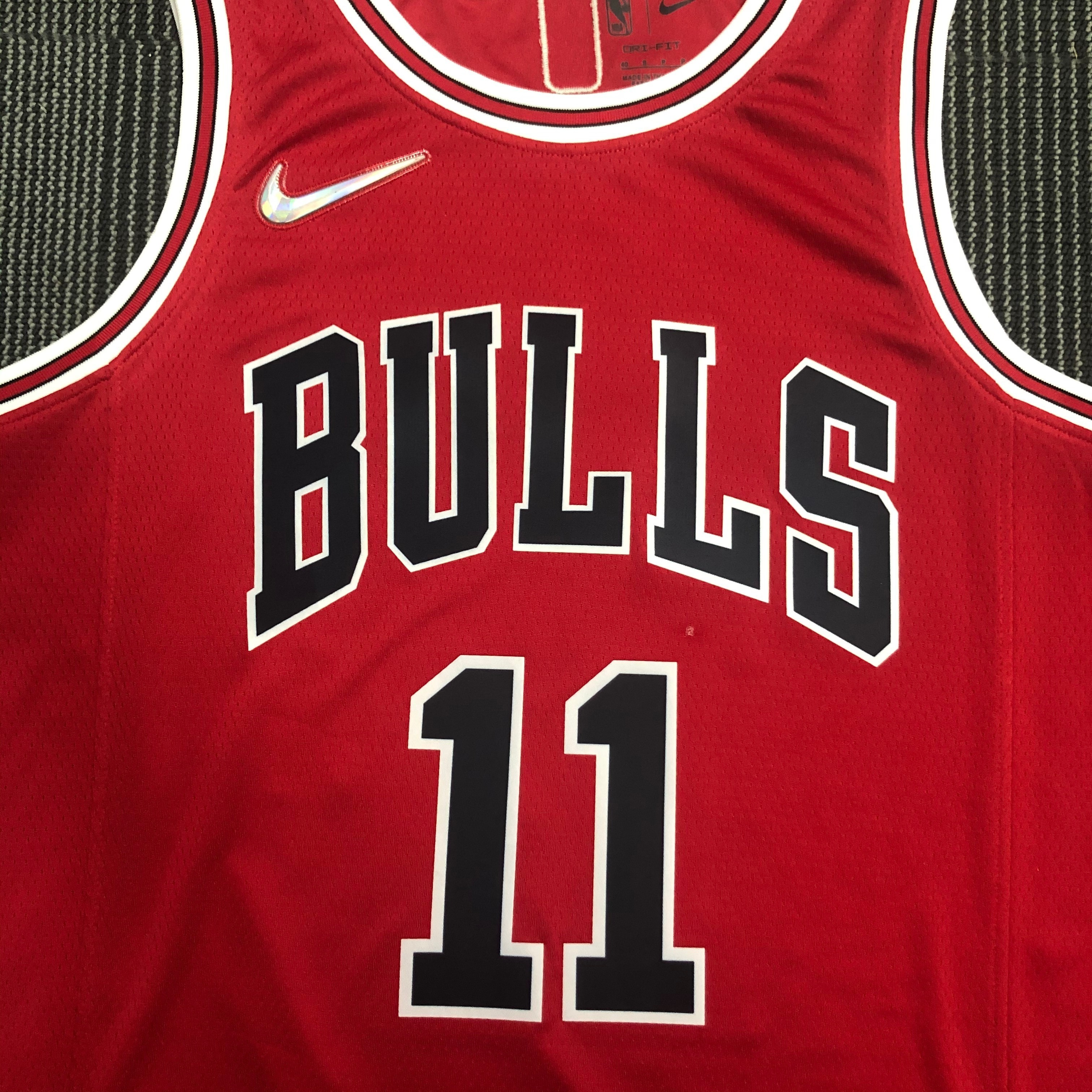 75th Anniversary Chicago Bulls Red Jersey No.11