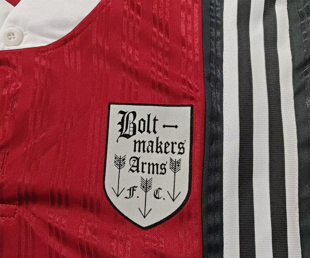 95/96 Oasis Boltmakers Arms Red Retro Jersey