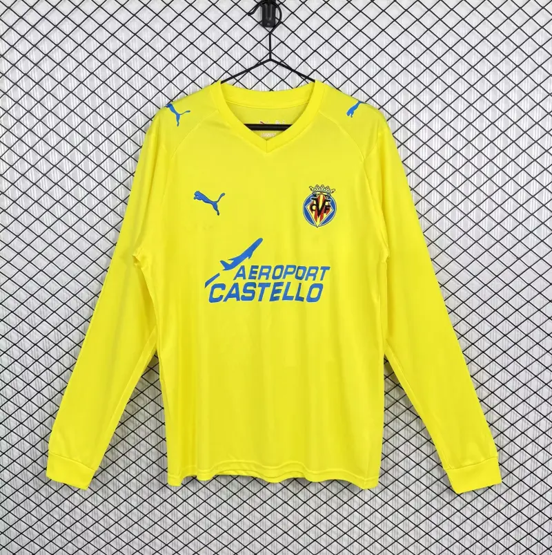 Retro Villarreal 08/09 Home (Manga Comprida)