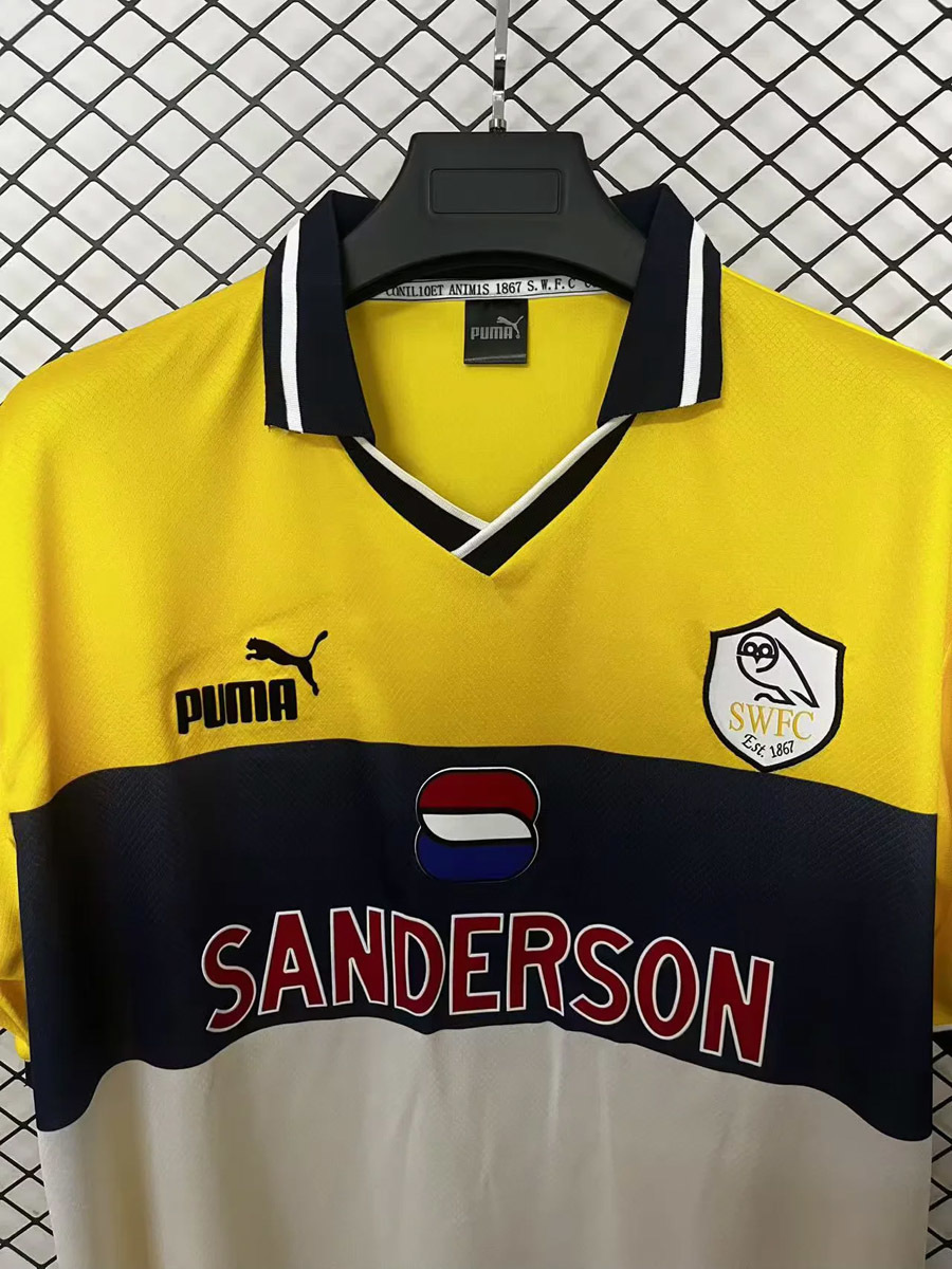 Retro Sheffield Wednesday 1998/99 Away Jersey S-4XL 3