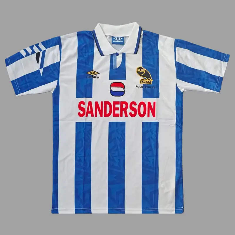 Retro Sheffield Wednesday 1992-93 Home