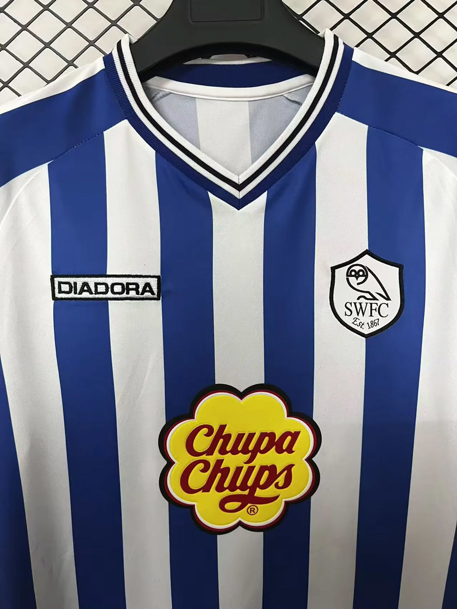Retro Sheffield Wednesday 2001/03 Home Jersey S-4XL 3