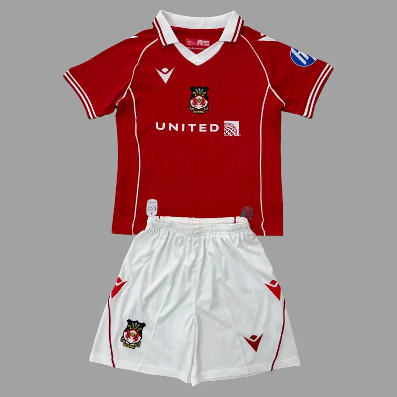 Kids Wrexham AFC 2025/26 Home Jersey