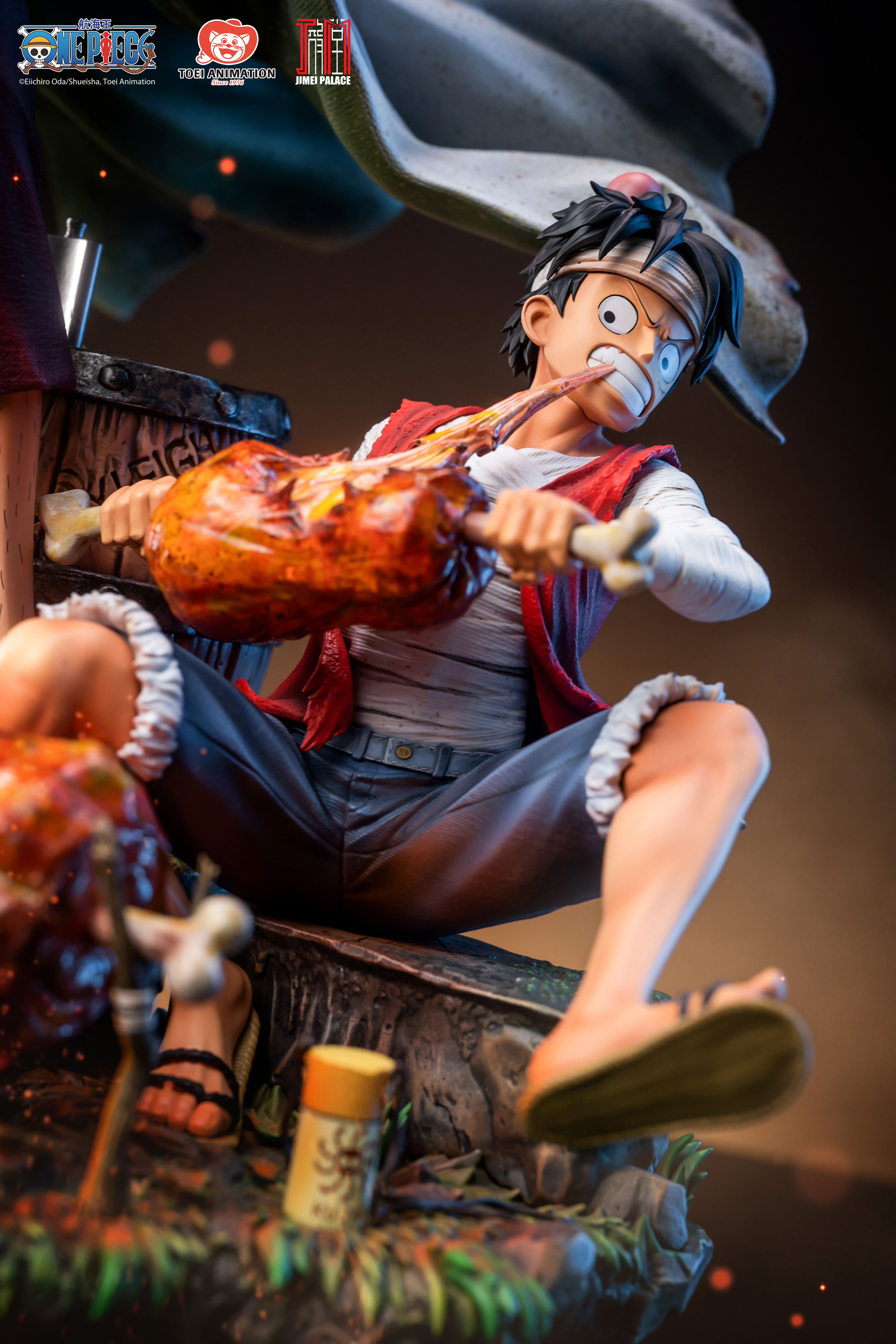 In Stock-JIMEI PALACE- Luffy & Rayleigh Limited Edition Statue-Authorized
