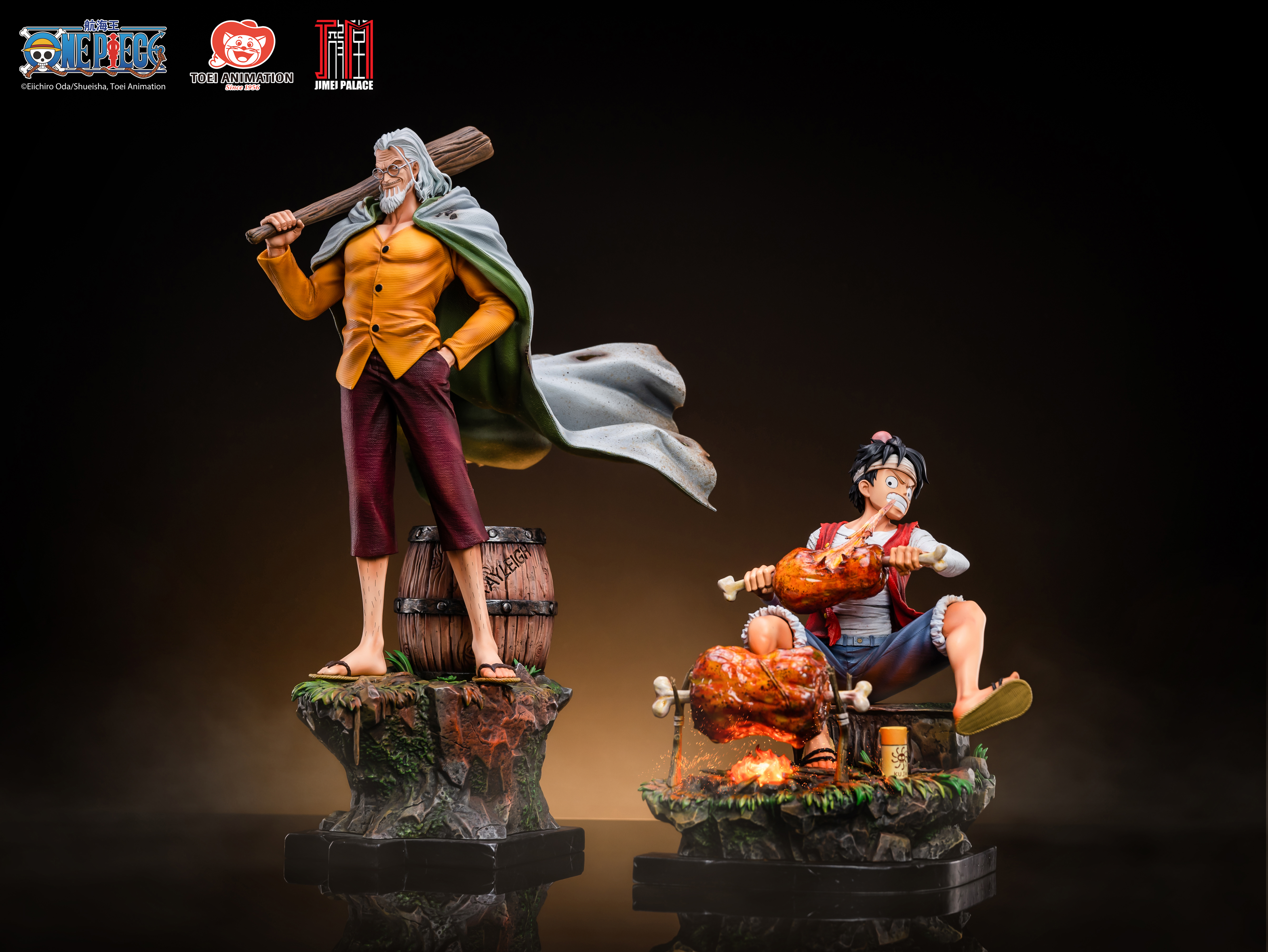 In Stock-JIMEI PALACE- Luffy & Rayleigh Limited Edition Statue-Authorized