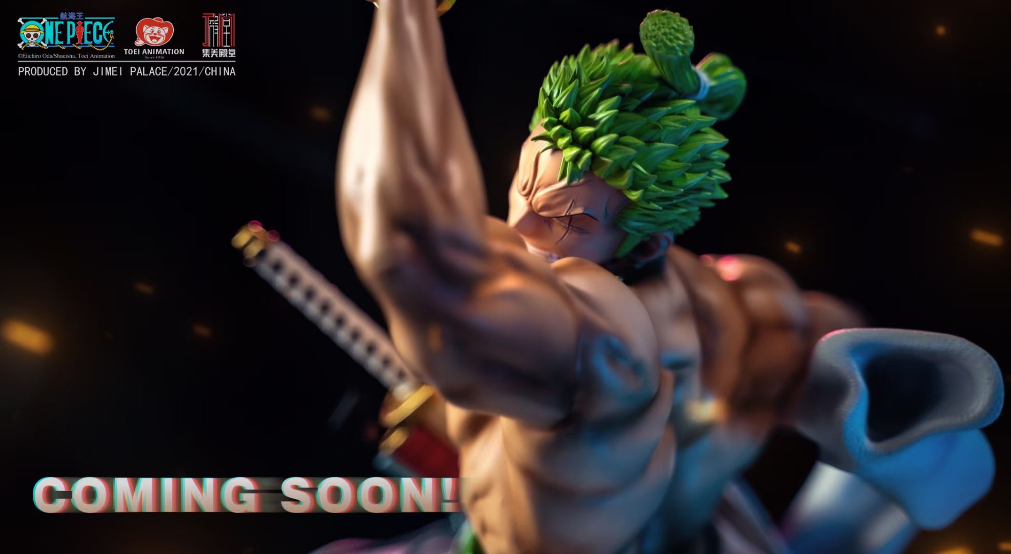 JIMEI PALACE- <One Piece> Roronoa Zoro VS Hawkins Limited edition statue-Authorized