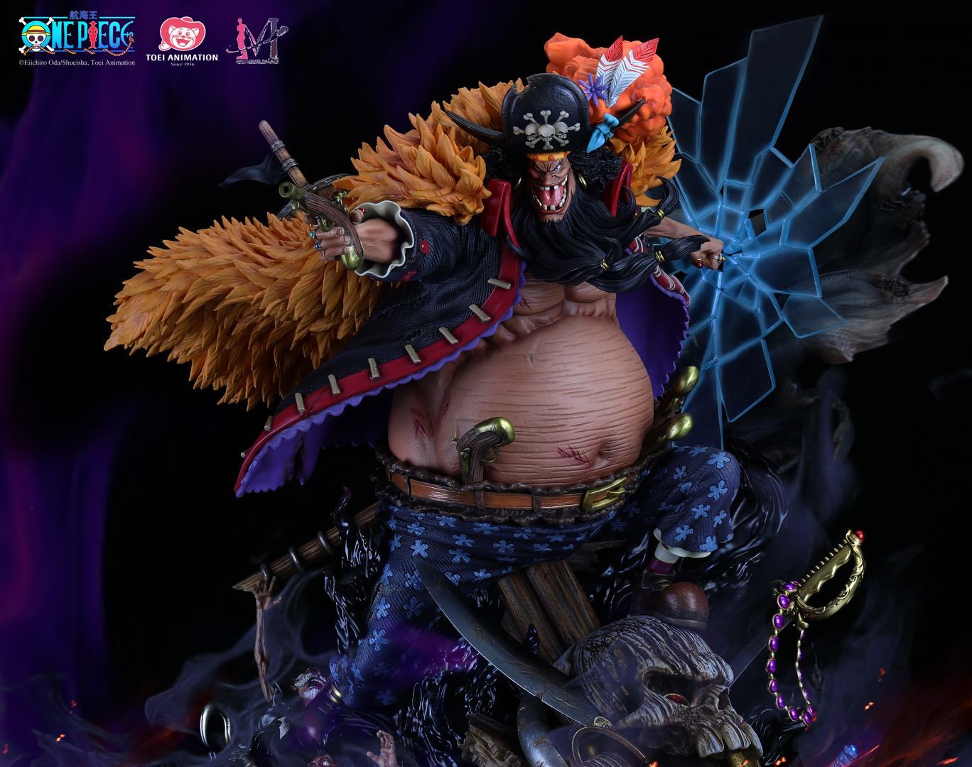 JIMEI PALACE- <One Piece> Marshall·D·Teach BlackBeard Limited edition statue-Authorized