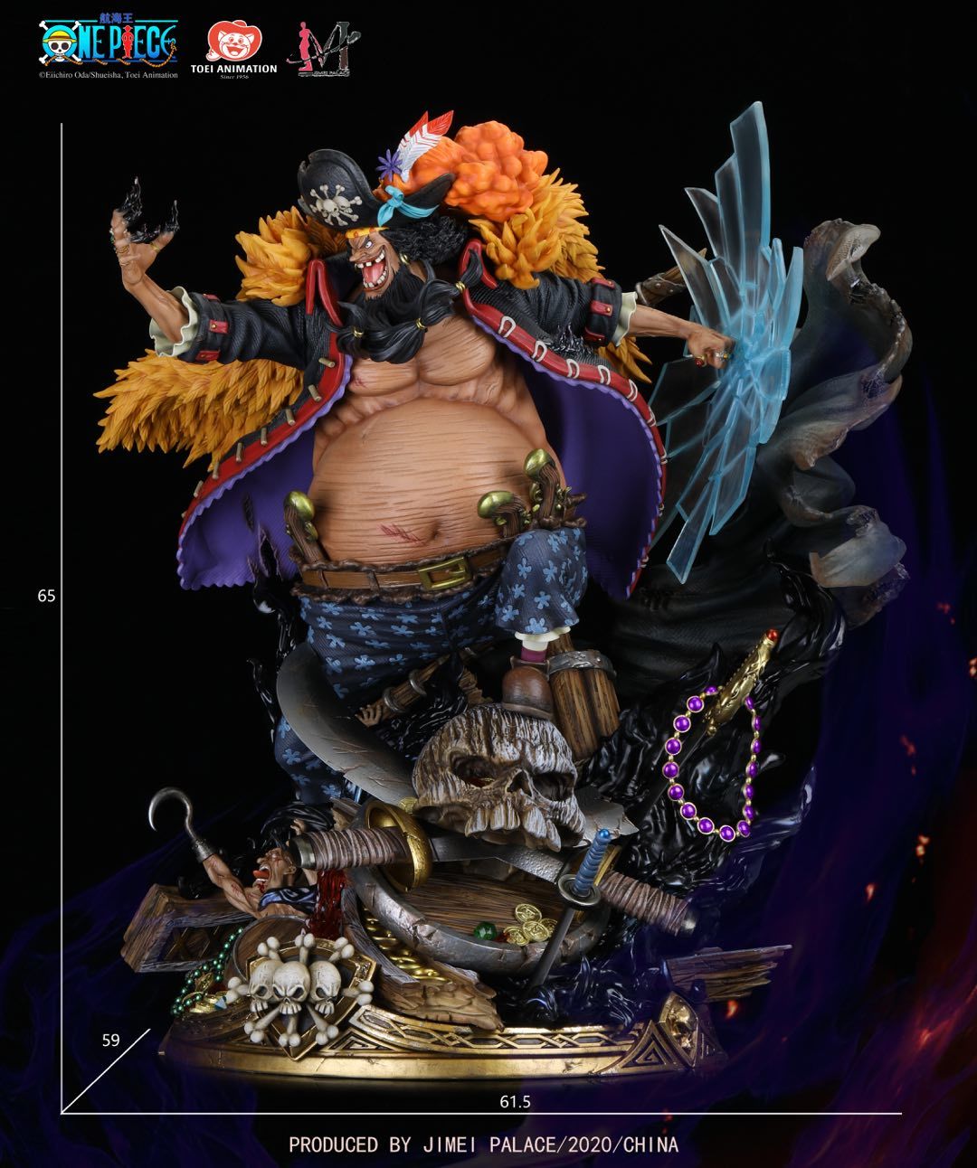 JIMEI PALACE- <One Piece> Marshall·D·Teach BlackBeard Limited edition statue-Authorized