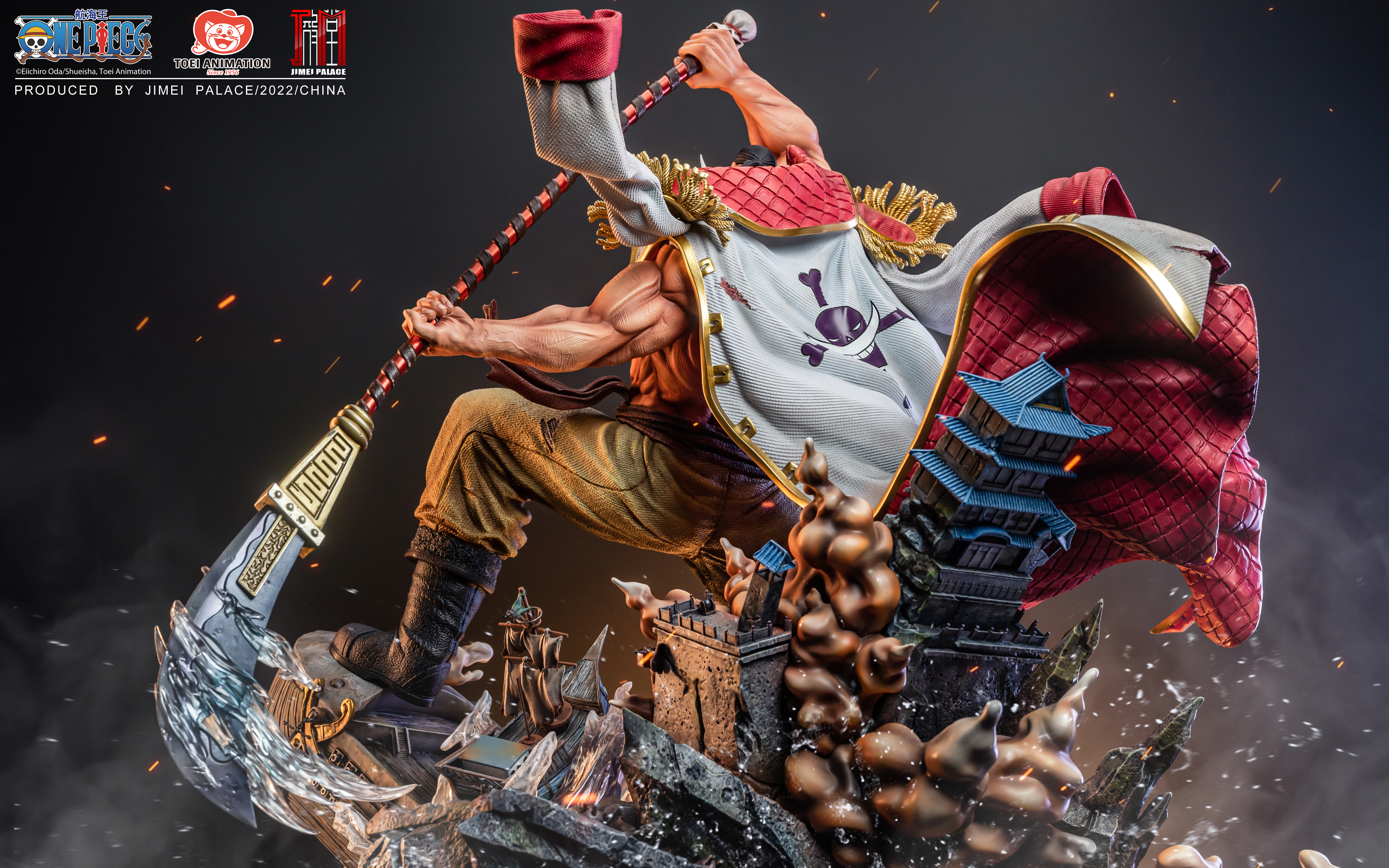 JIMEI PALACE- <One Piece>Edward Newgate-WhiteBeard- Limited edition statue-Authorized