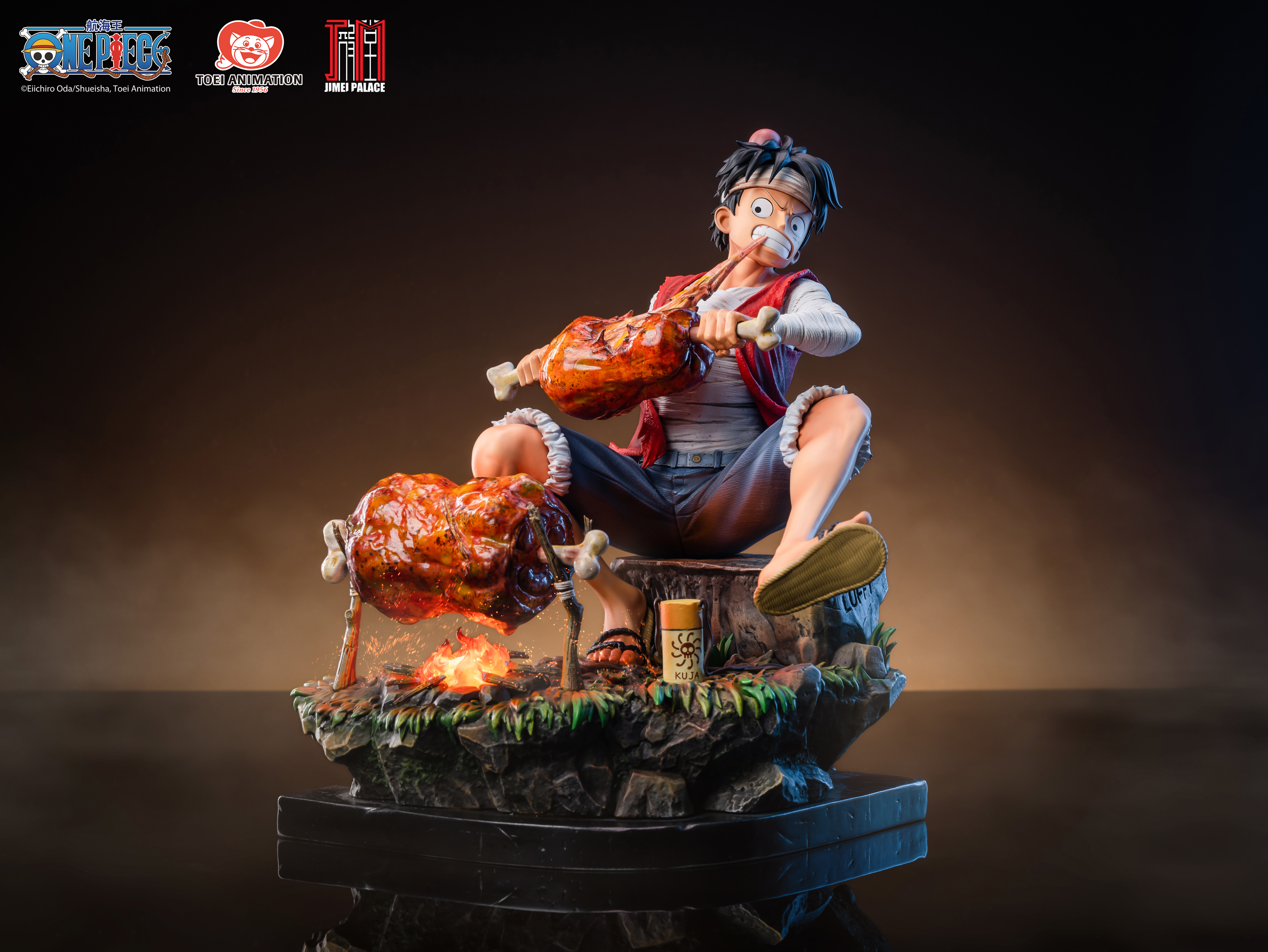 In Stock-JIMEI PALACE- Luffy & Rayleigh Limited Edition Statue-Authorized