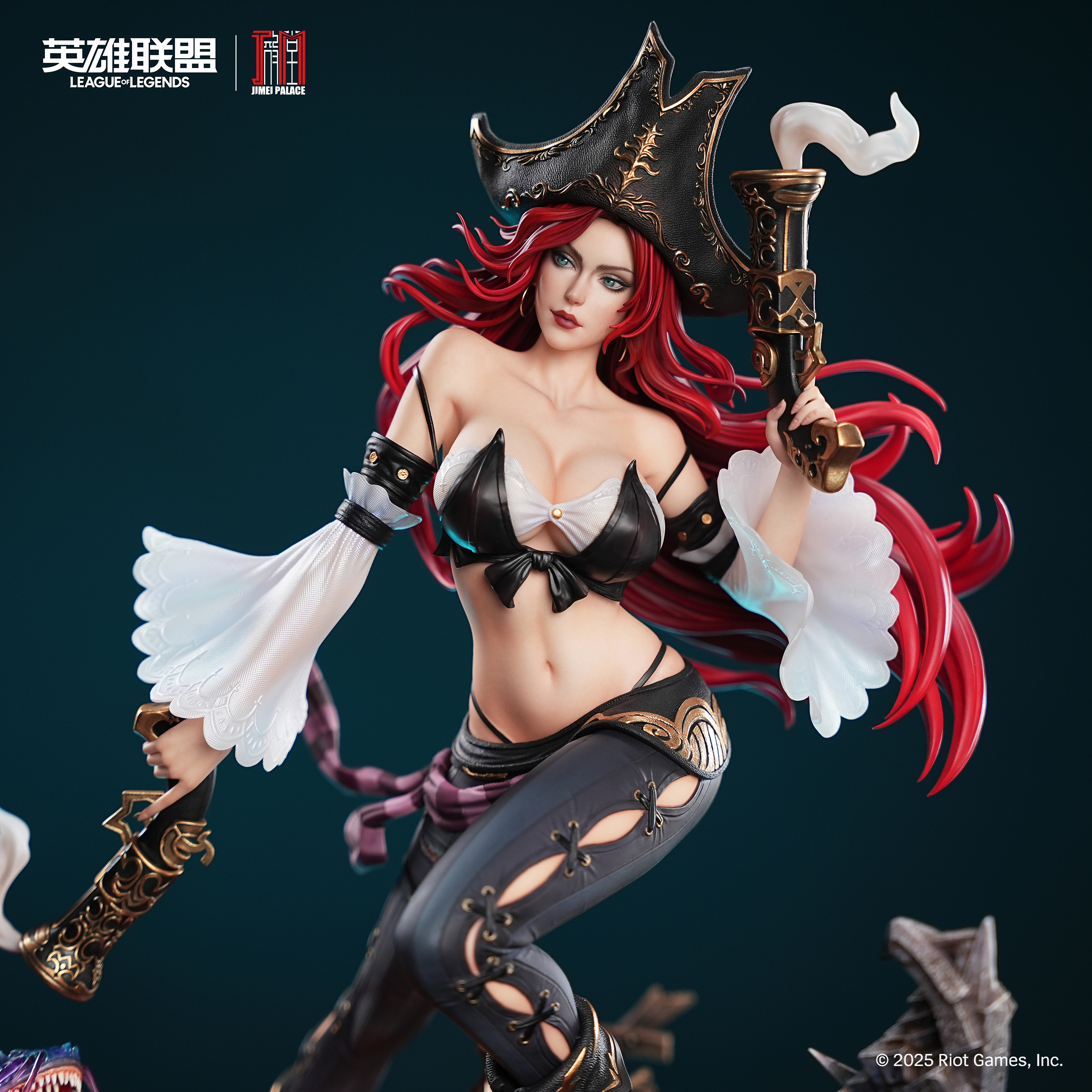 Official Licensed 《LEAGUE OF LEGENDS》The Bounty Hunter Miss Fortune Limited-Edition Statue Pre-order Opening!!