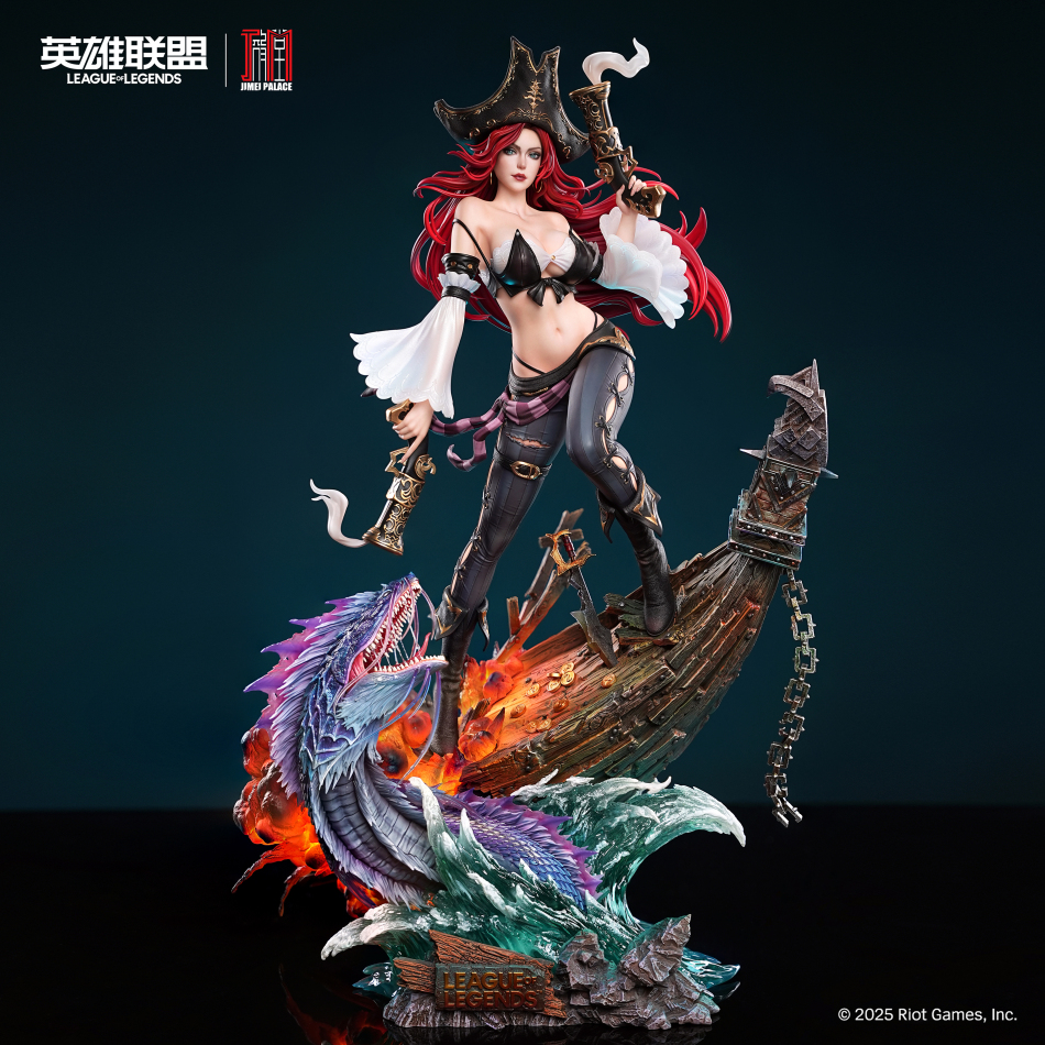 JIMEI PALACE Unveils Limited Edition League of Legends Statue – The Bounty Hunter Miss Fortune, Featuring Light Effects and Exclusive Bonus