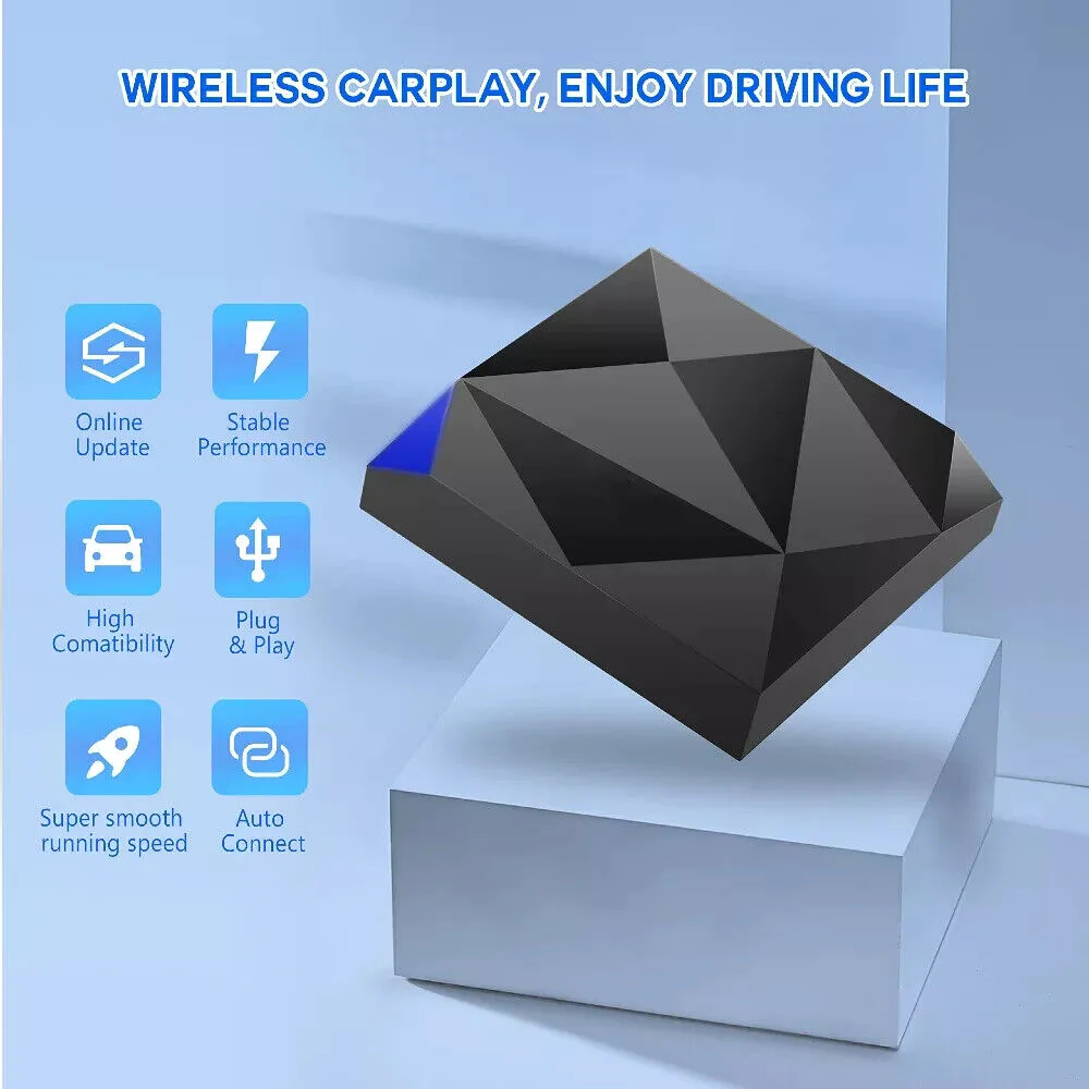 NEW Wireless Free Wire Apple CarPlay USB Adapter Dongle for Apple iOS Car Cavigation Player