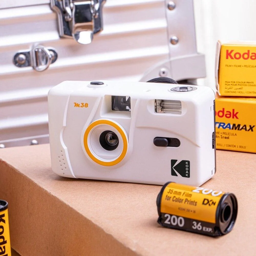 New Kodak Vintage Retro M38  35mm Reusable Film Camera with Flash *Gift Idea*